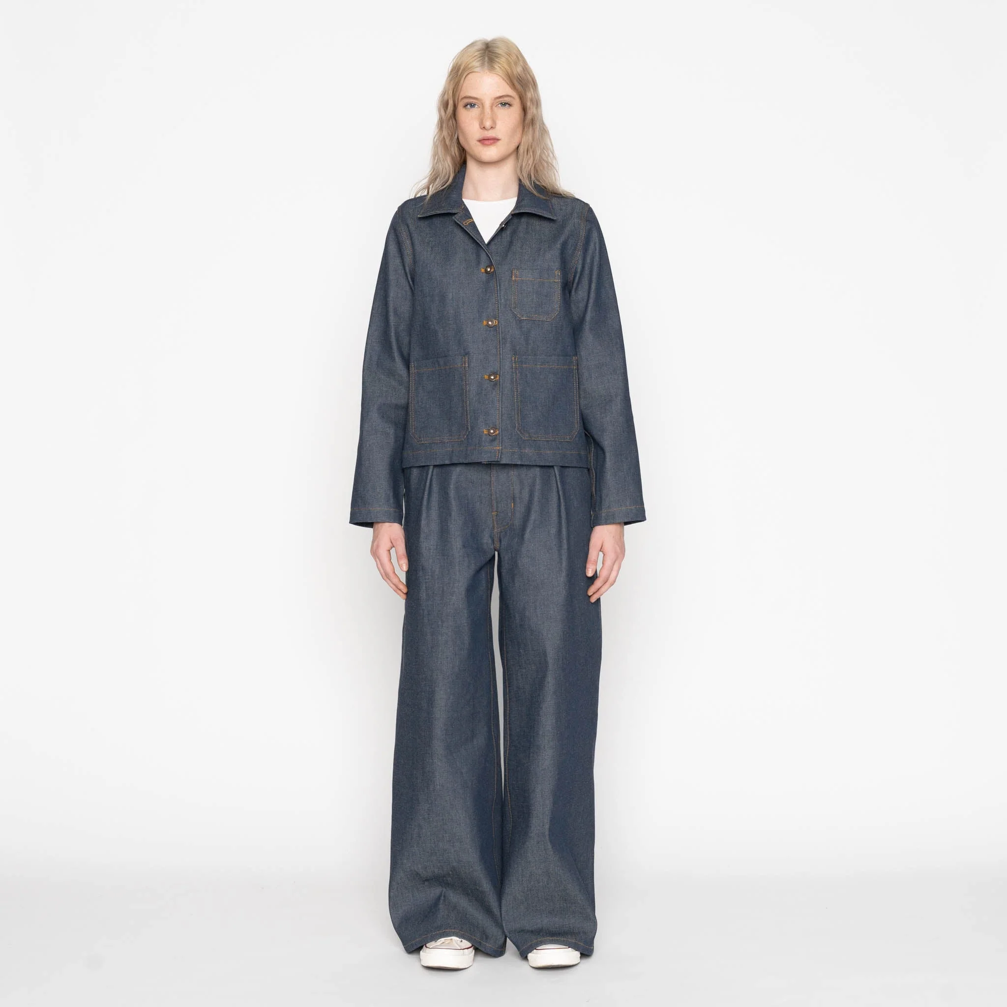 Gracie Jacket - Natural Indigo - Indigo - Image 7