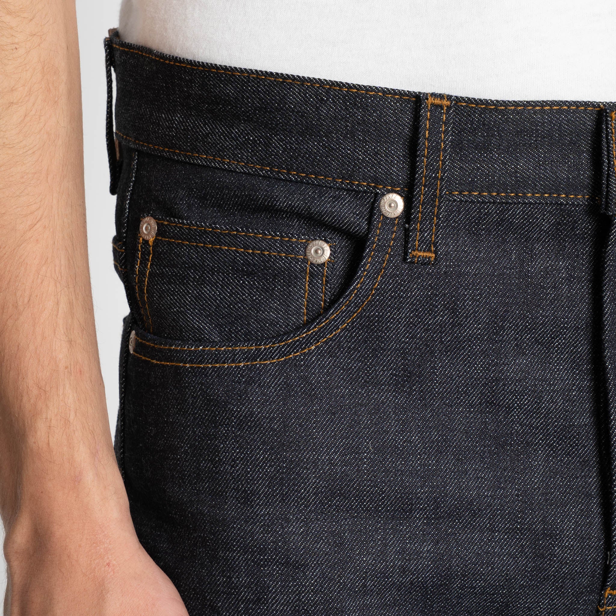 Groovy Guy - 10 Fold Selvedge - Indigo - Image 5