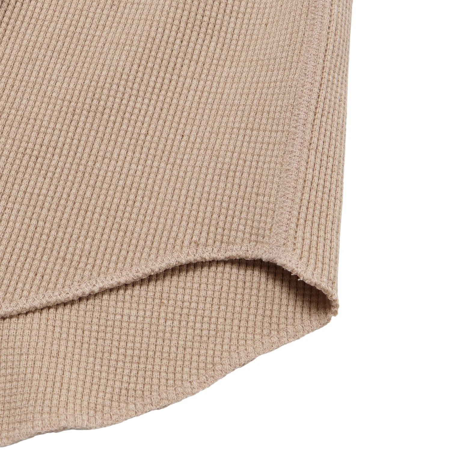 Henley - Foxfibre Heavyweight Waffle -Coyote 15 - Image 3