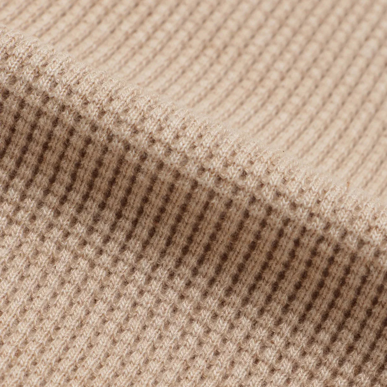 Henley - Foxfibre Heavyweight Waffle -Coyote 15 - Image 5
