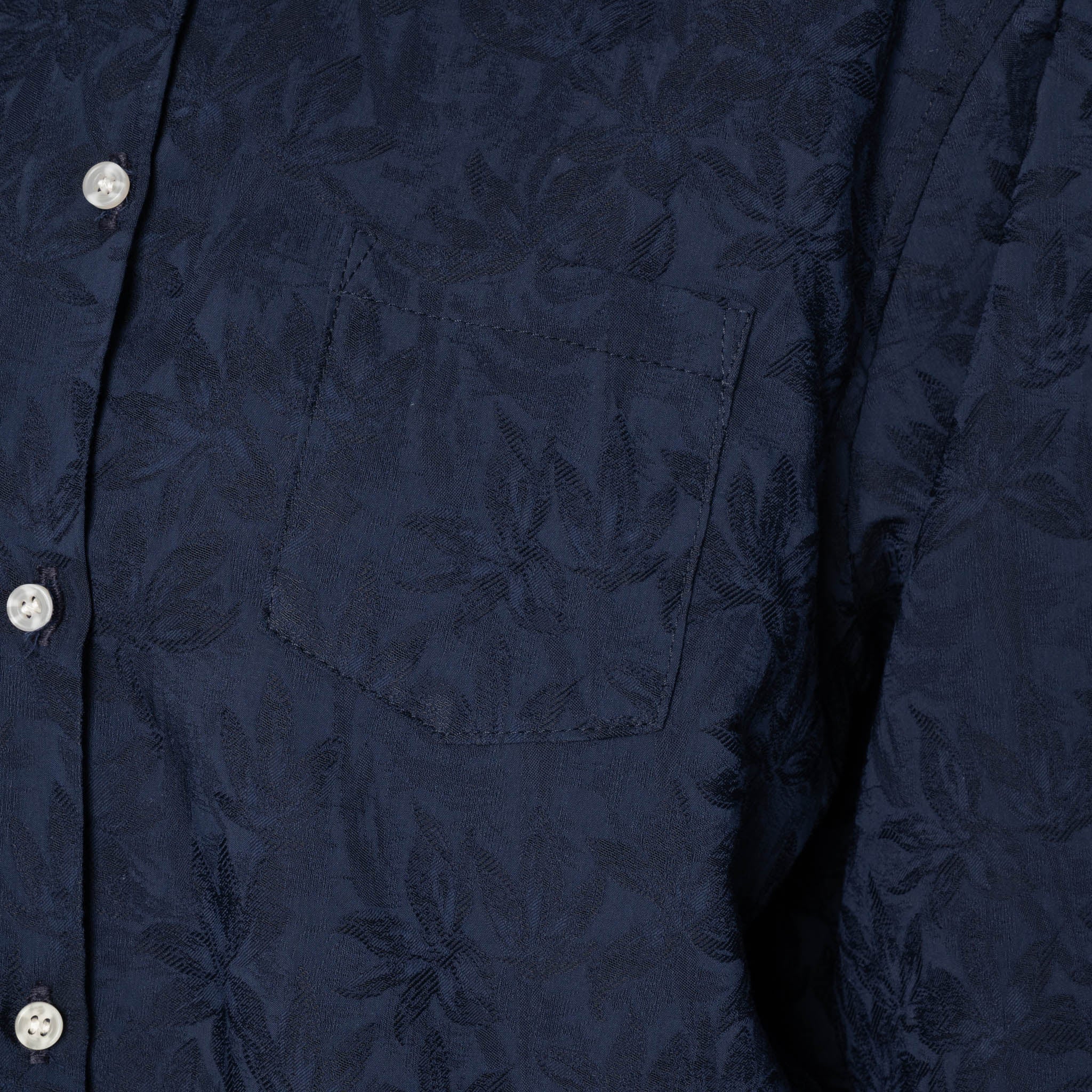 Judy Shirt - Jungle Jacquard- Navy - Image 5