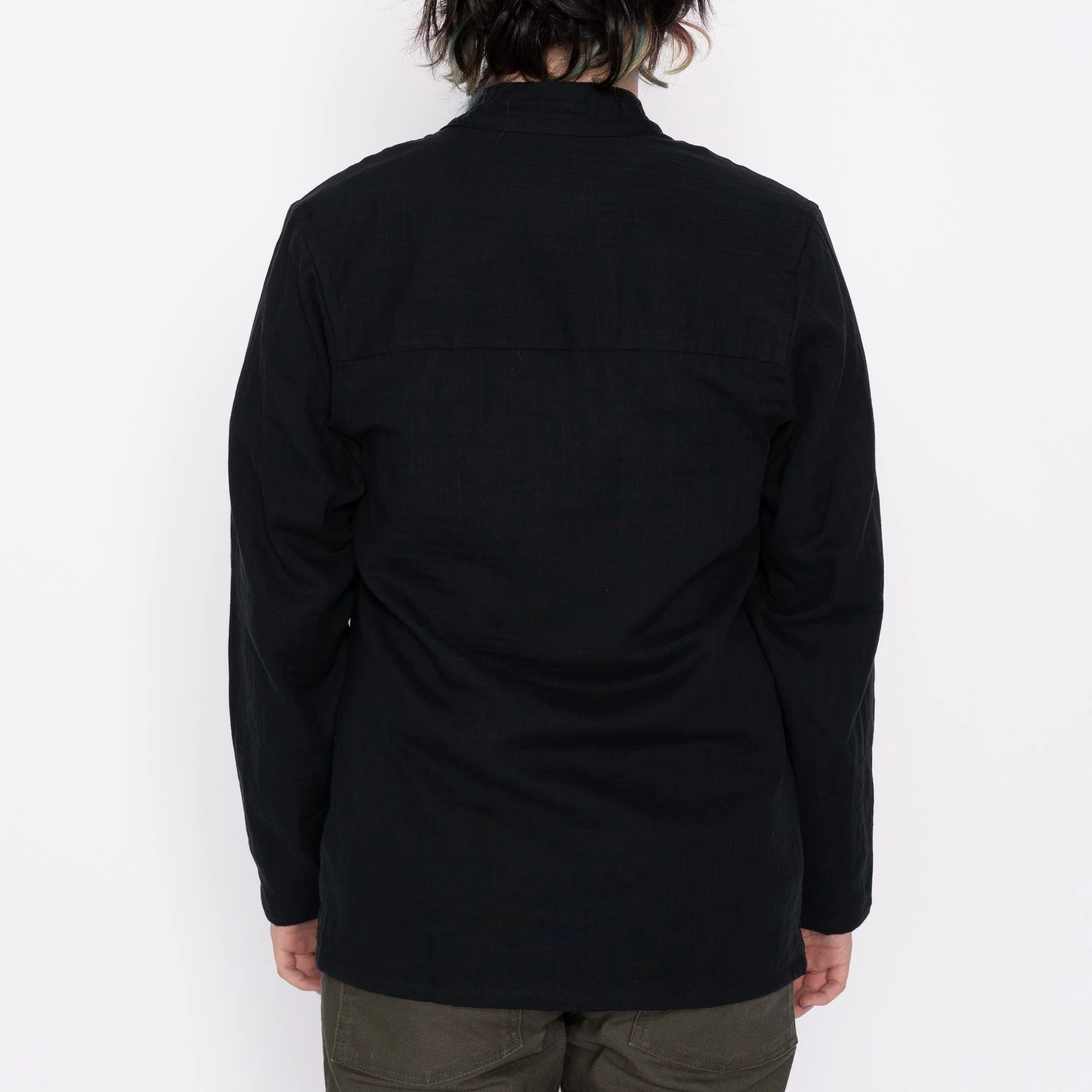 Kimono Shirt - Double Weave Gauze - Black - Image 3