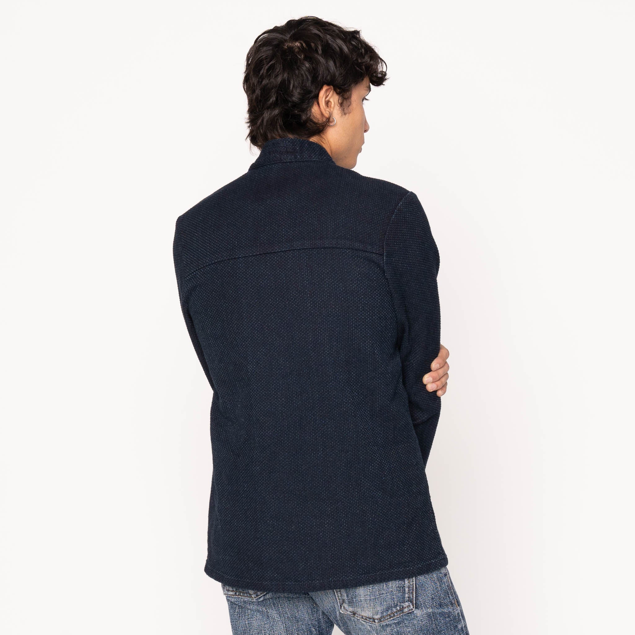 Kimono Shirt - Indigo Sashiko - Image 3