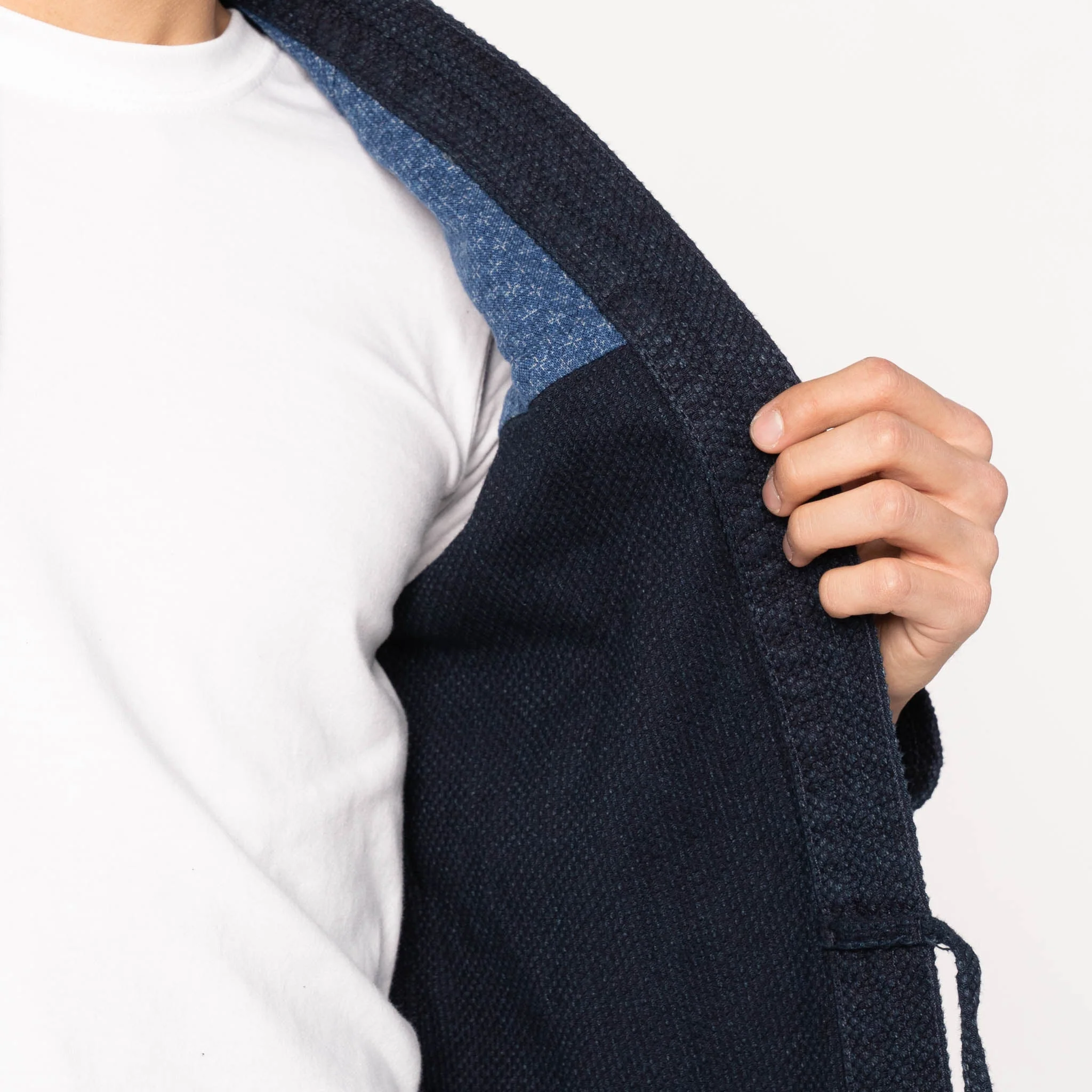 Kimono Shirt - Indigo Sashiko - Image 5