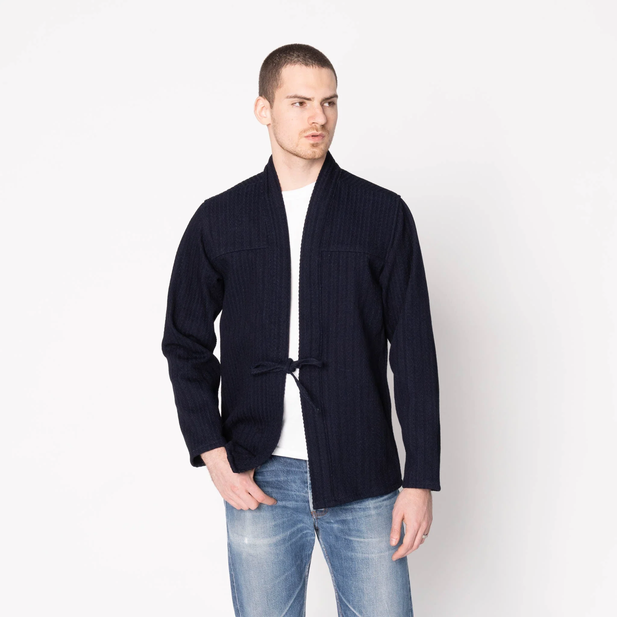 Kimono Shirt - Indigo Sugiaya - Indigo - Image 2