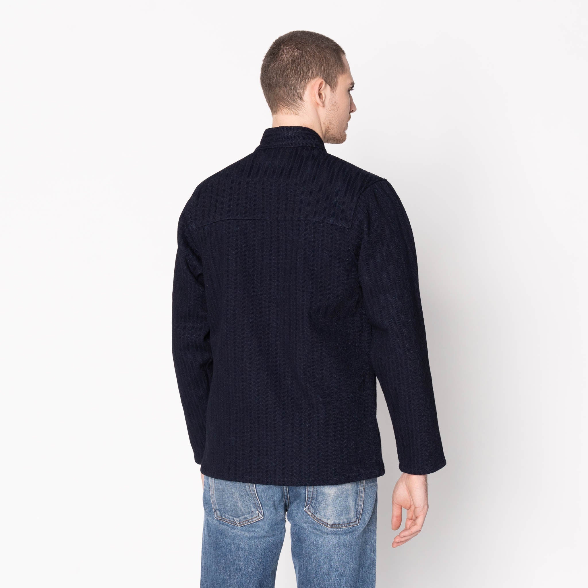 Kimono Shirt - Indigo Sugiaya - Indigo - Image 3