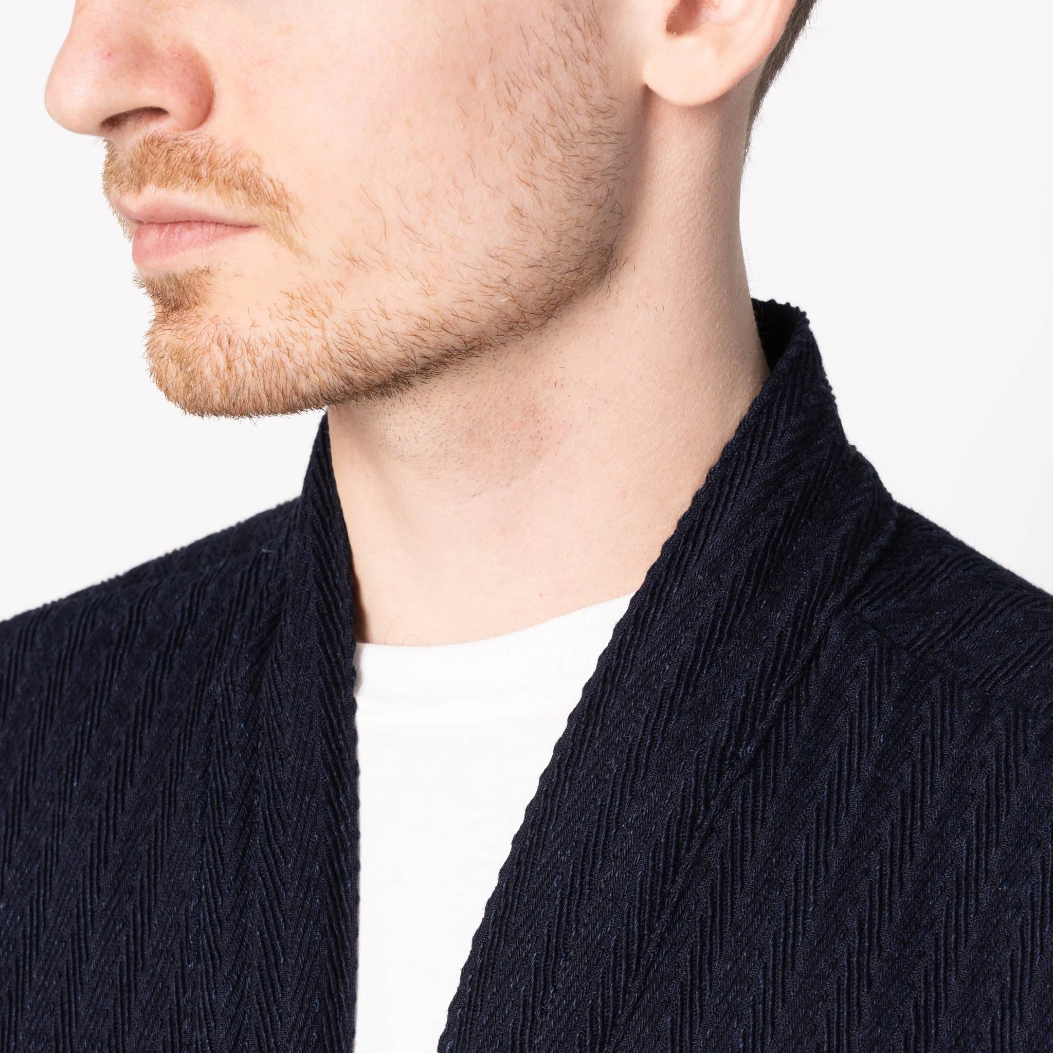 Kimono Shirt - Indigo Sugiaya - Indigo - Image 5