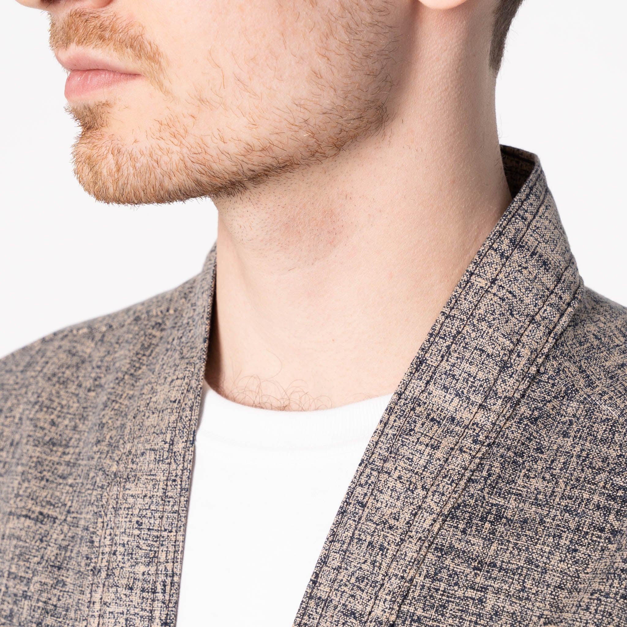 Kimono Shirt - Kimono Scramble - Indigo - Image 5
