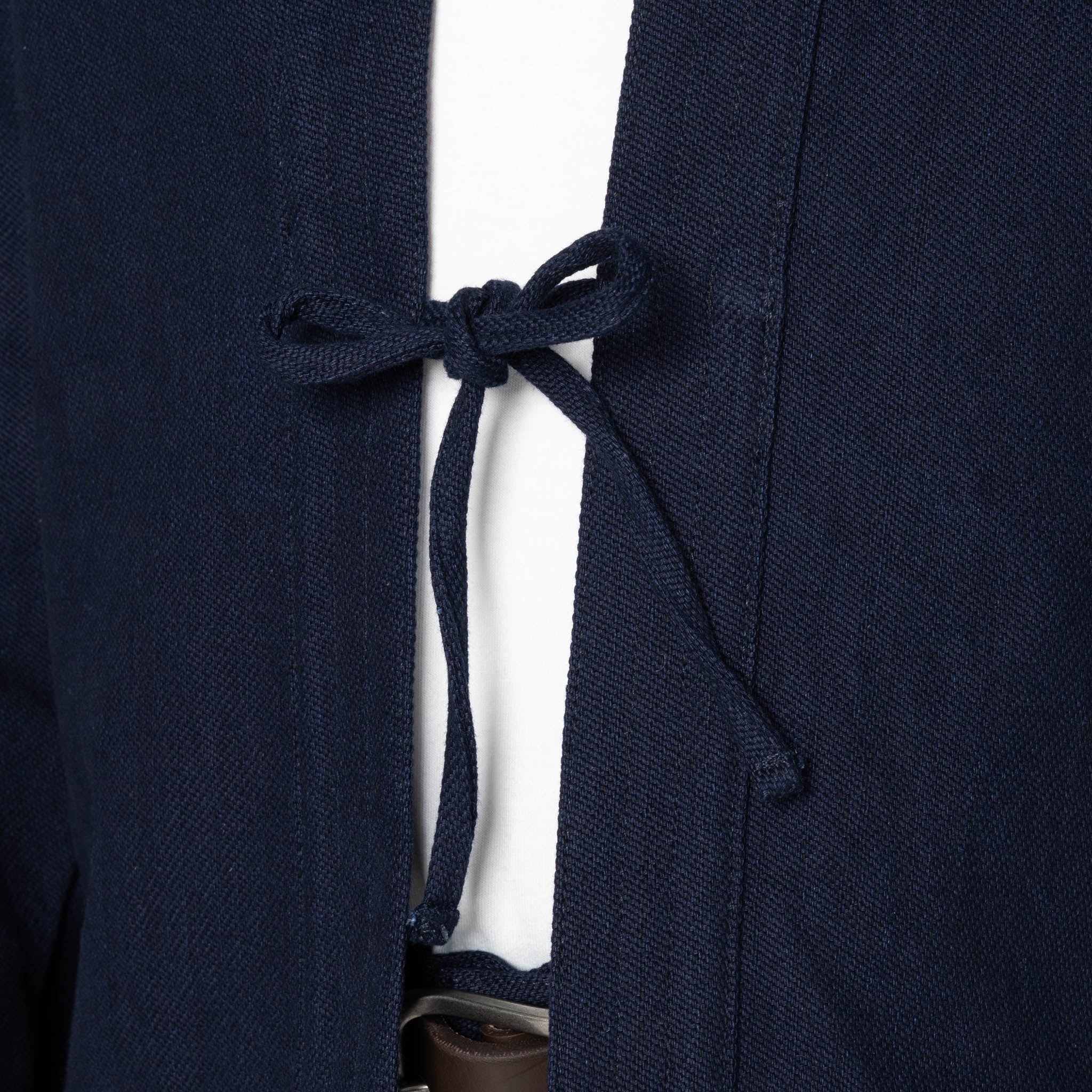 Kimono Shirt - Maekake Dobby - Indigo - Image 5