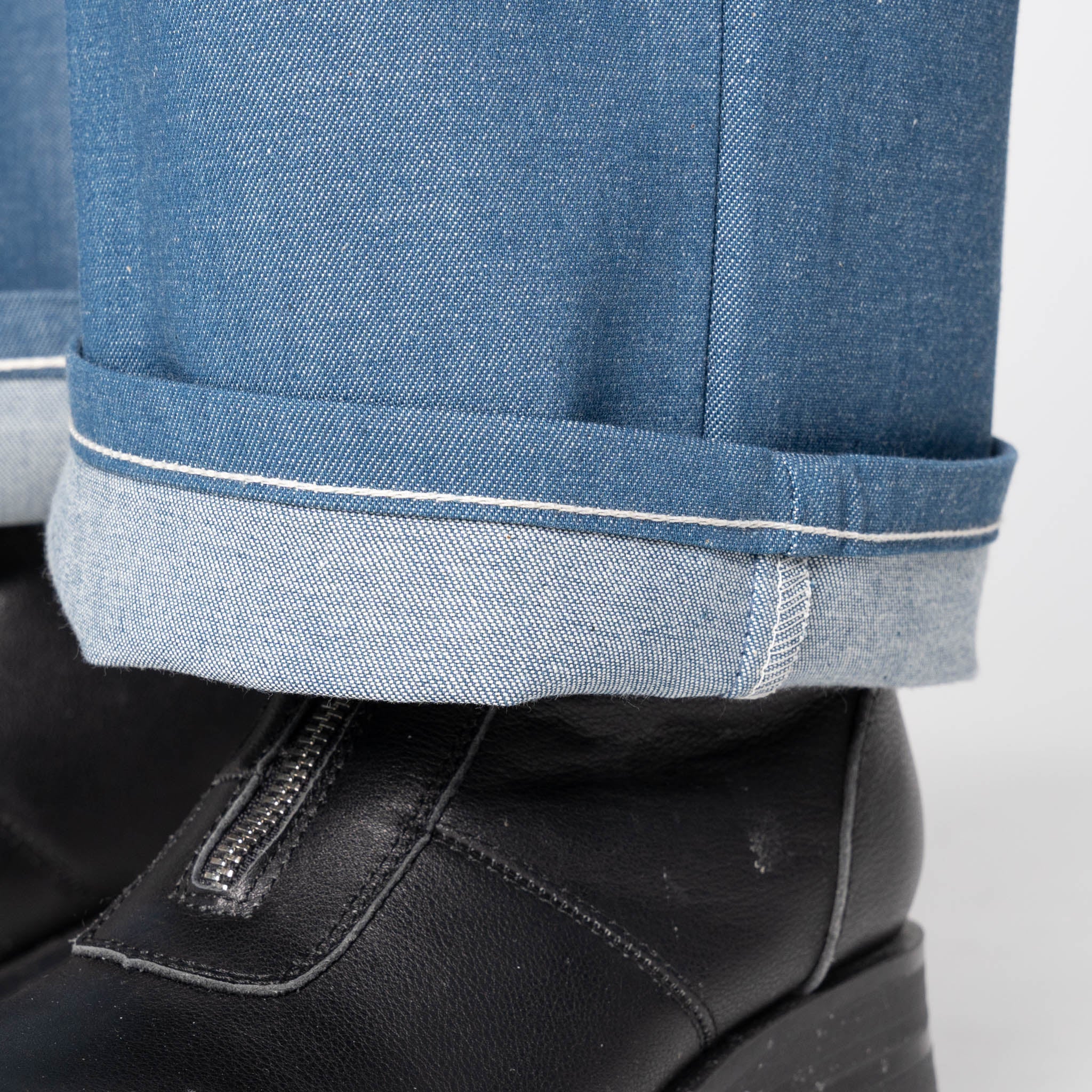 Maudie - Antique Blue Denim Stretch - Antique Blue - Image 6