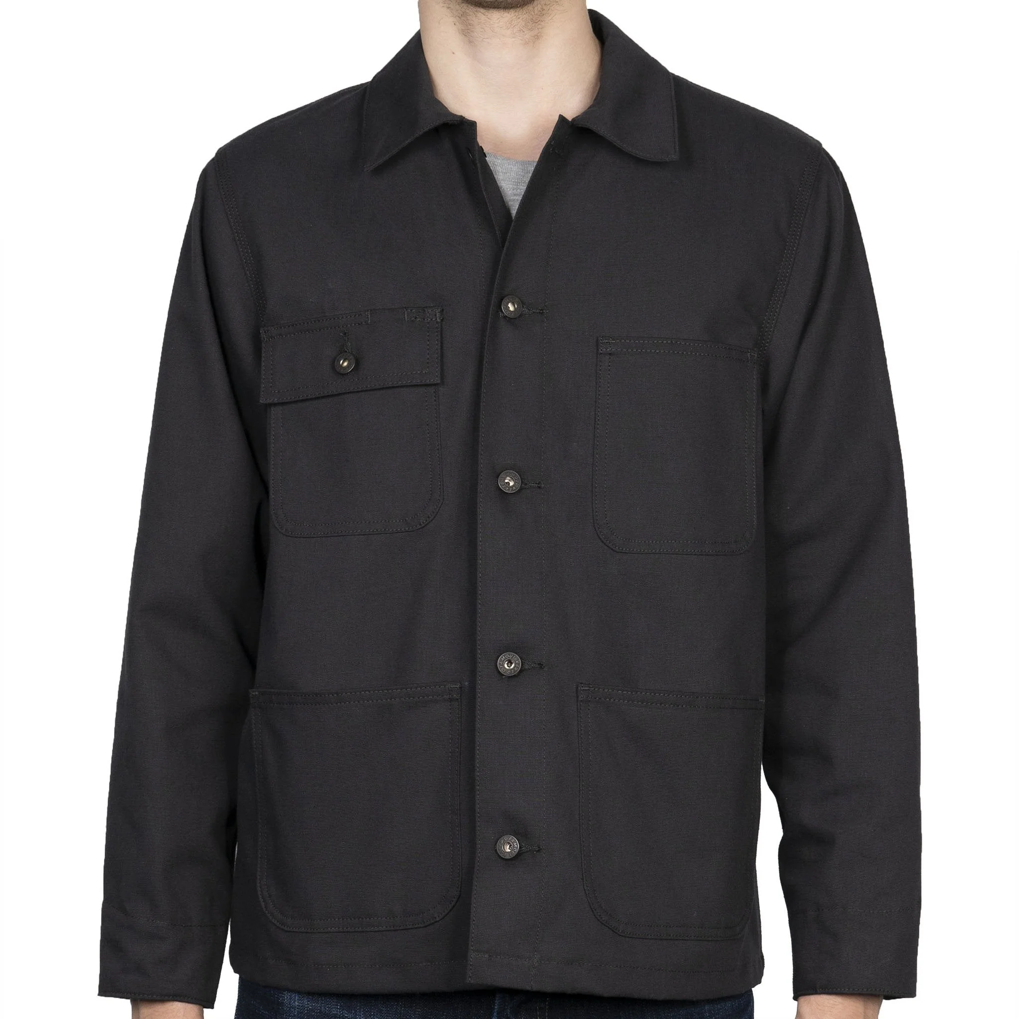 Chore Coat - Black Canvas - Image 3