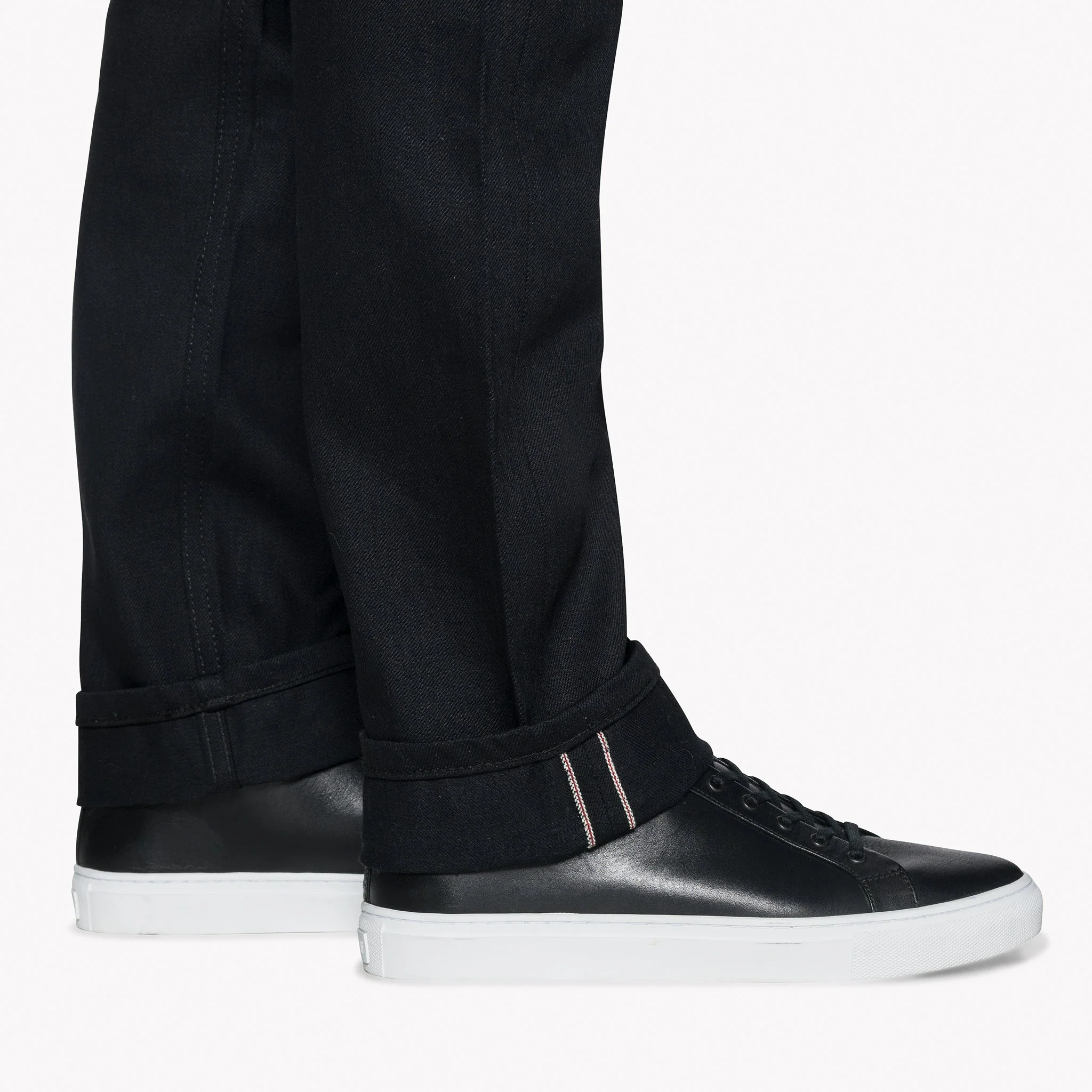 Weird Guy Overalls - Solid Black Selvedge - Image 4