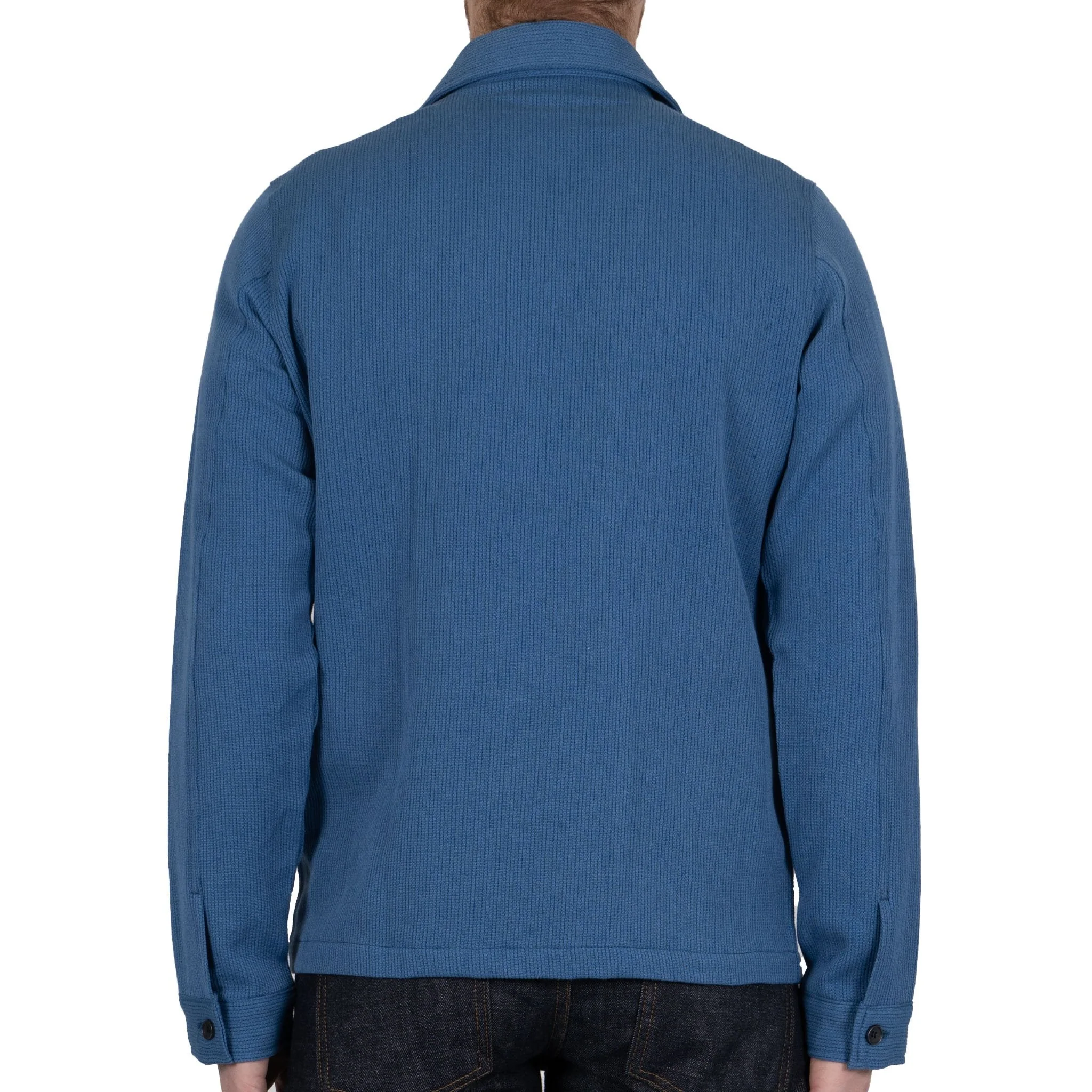 Work Shirt - Loose Weave Dobby - Pale Indigo - Image 4