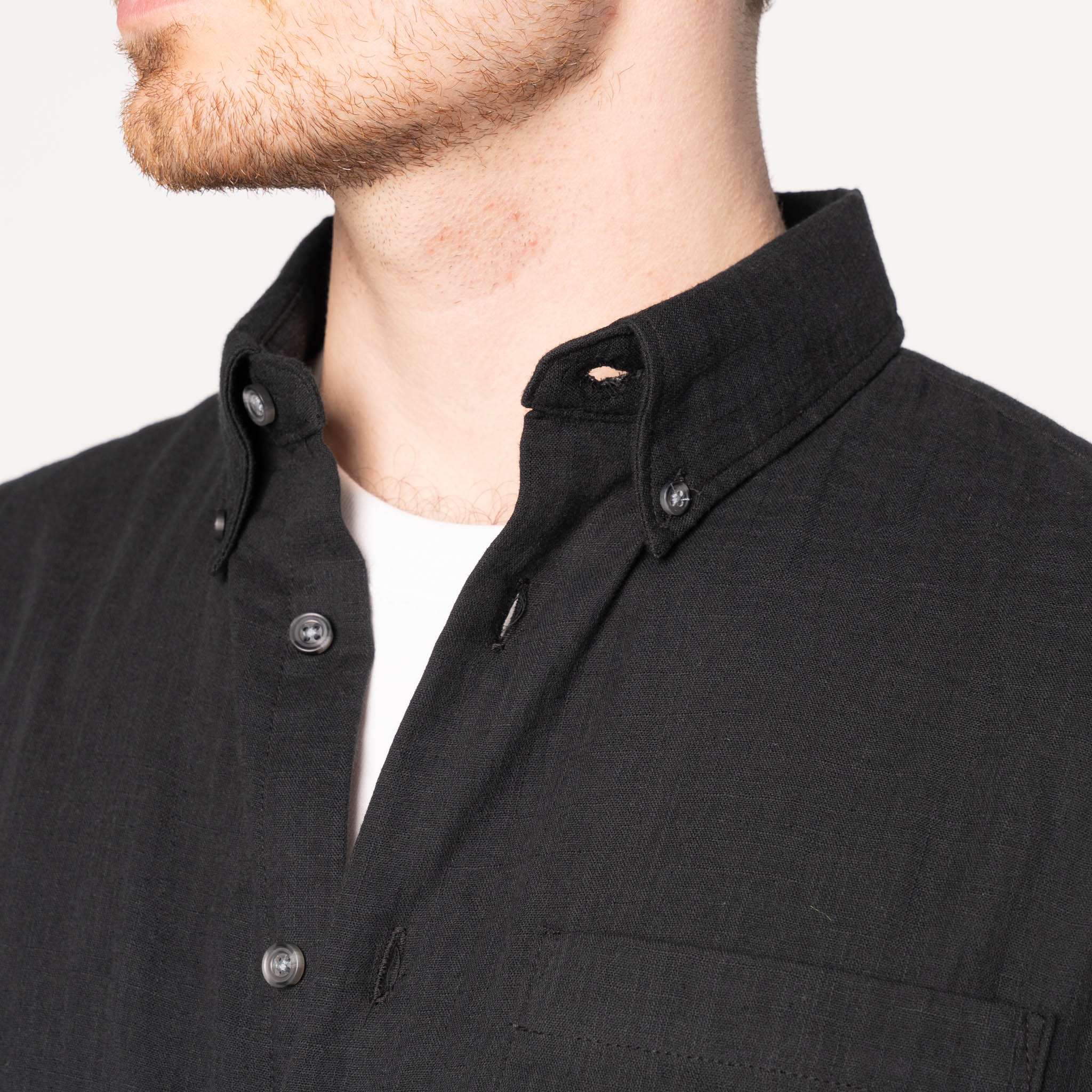 Easy Shirt - Double Weave Gauze - Black - Image 4