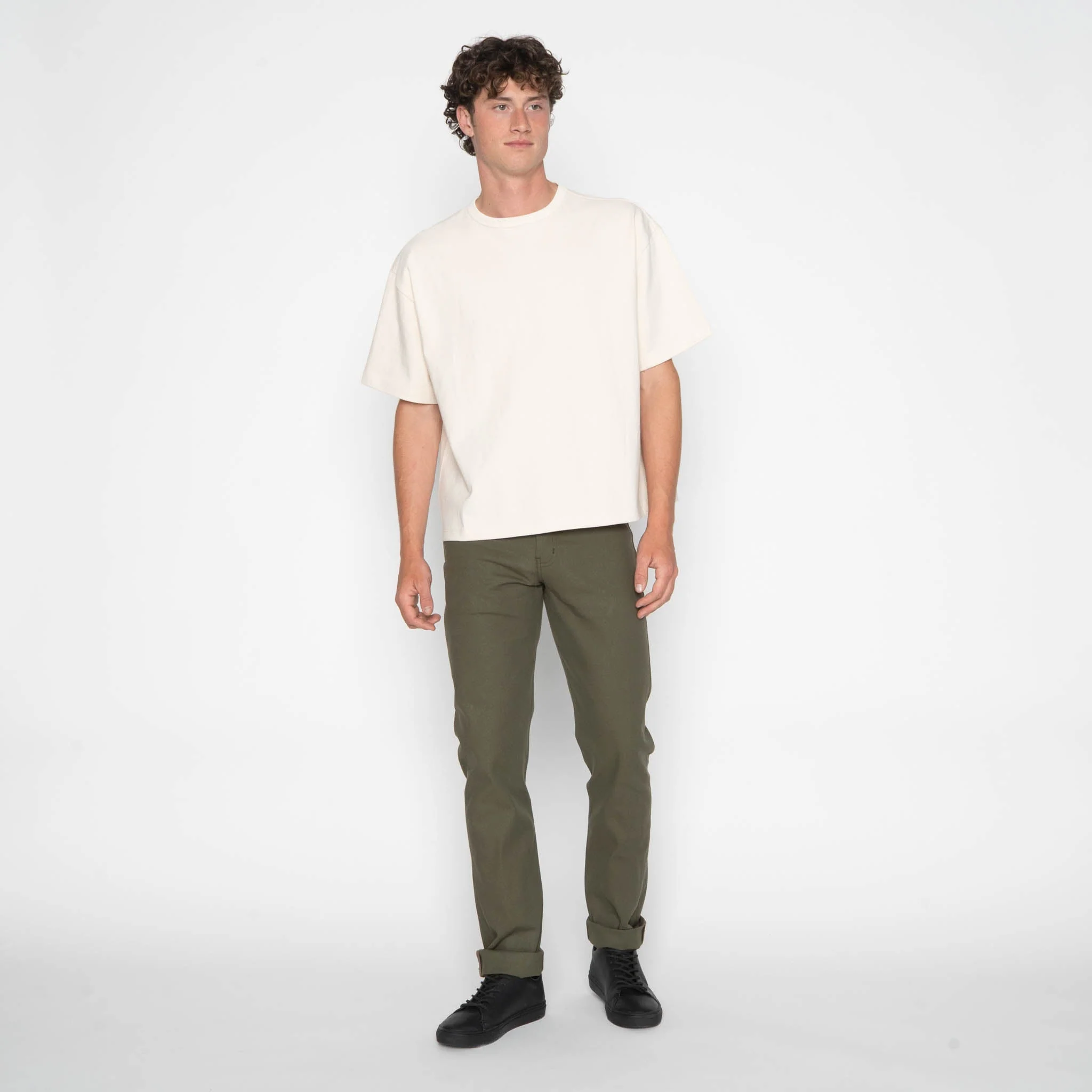 Weird Guy - Army Green Duck Selvedge - Image 8