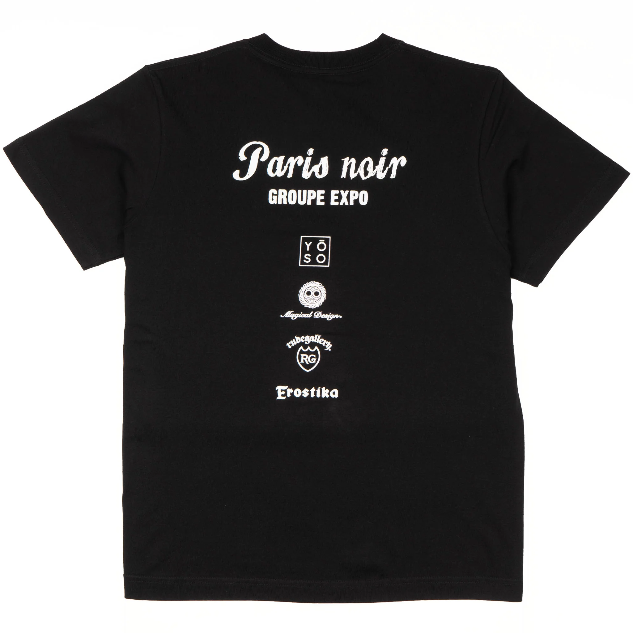 Paris Noir T-Shirt - Black - Image 2