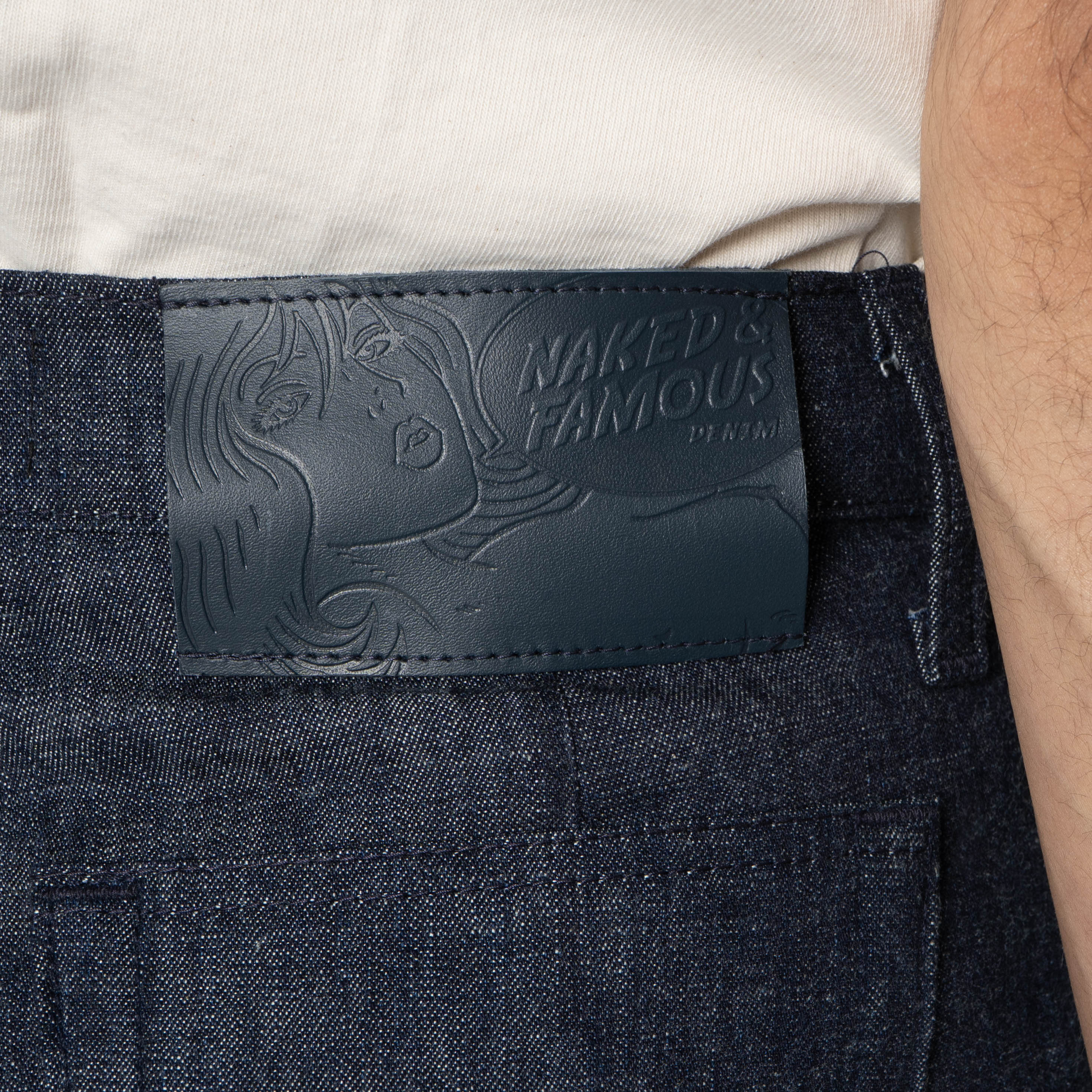 Pleated Trouser - 10oz Rinsed Denim - Indigo - Image 4