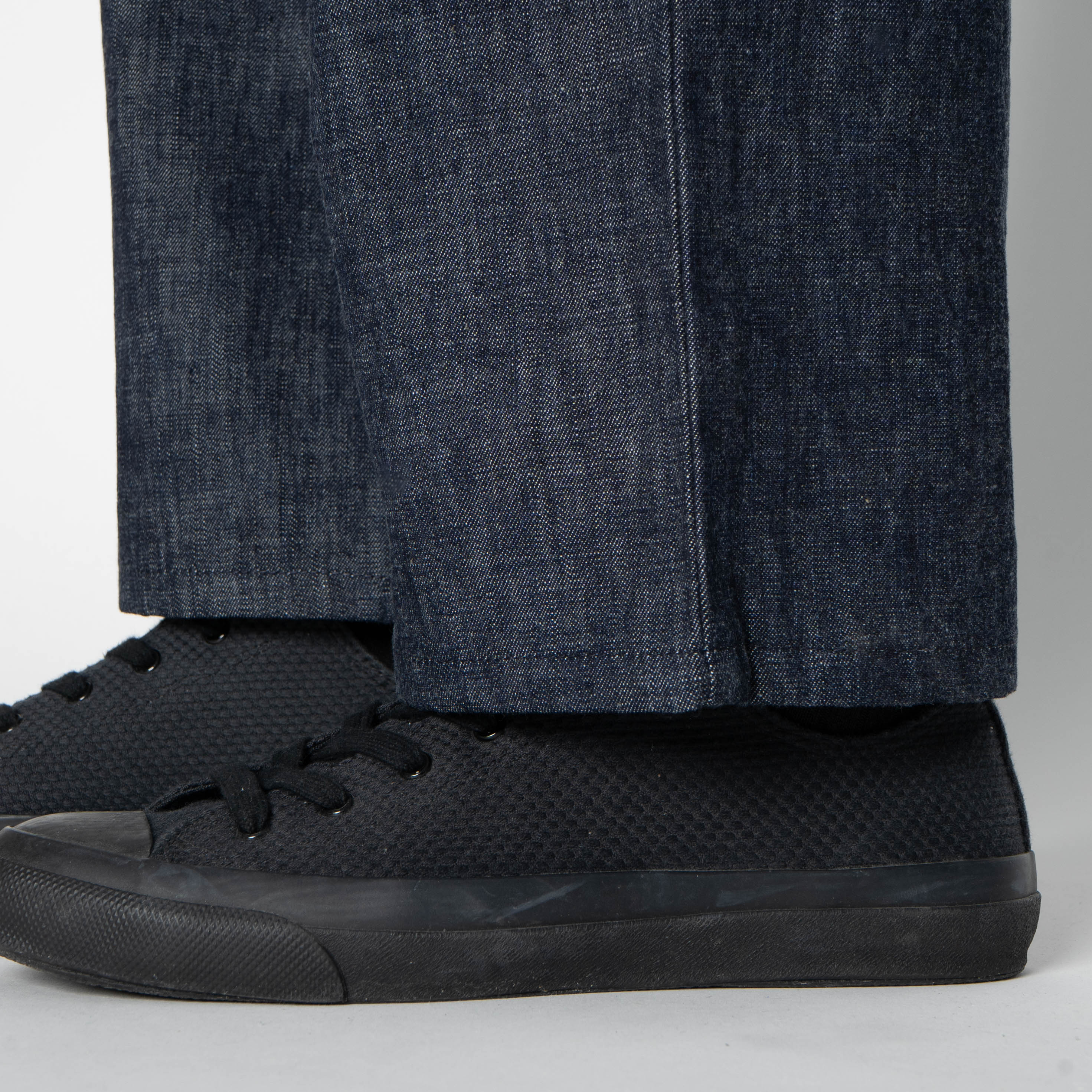 Pleated Trouser - 10oz Rinsed Denim - Indigo - Image 5