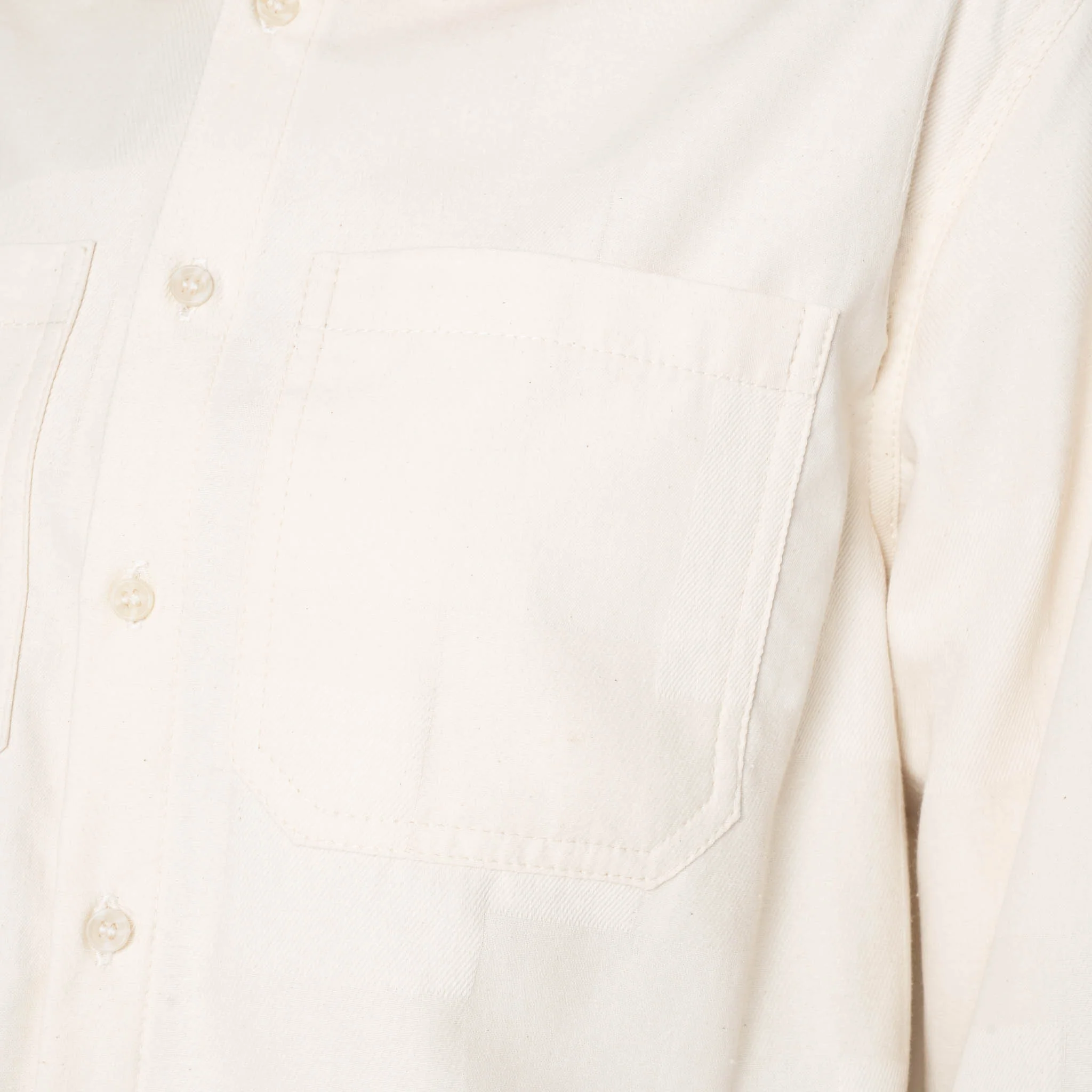Princeton Shirt - Jacquard Denim - Ecru - Image 5