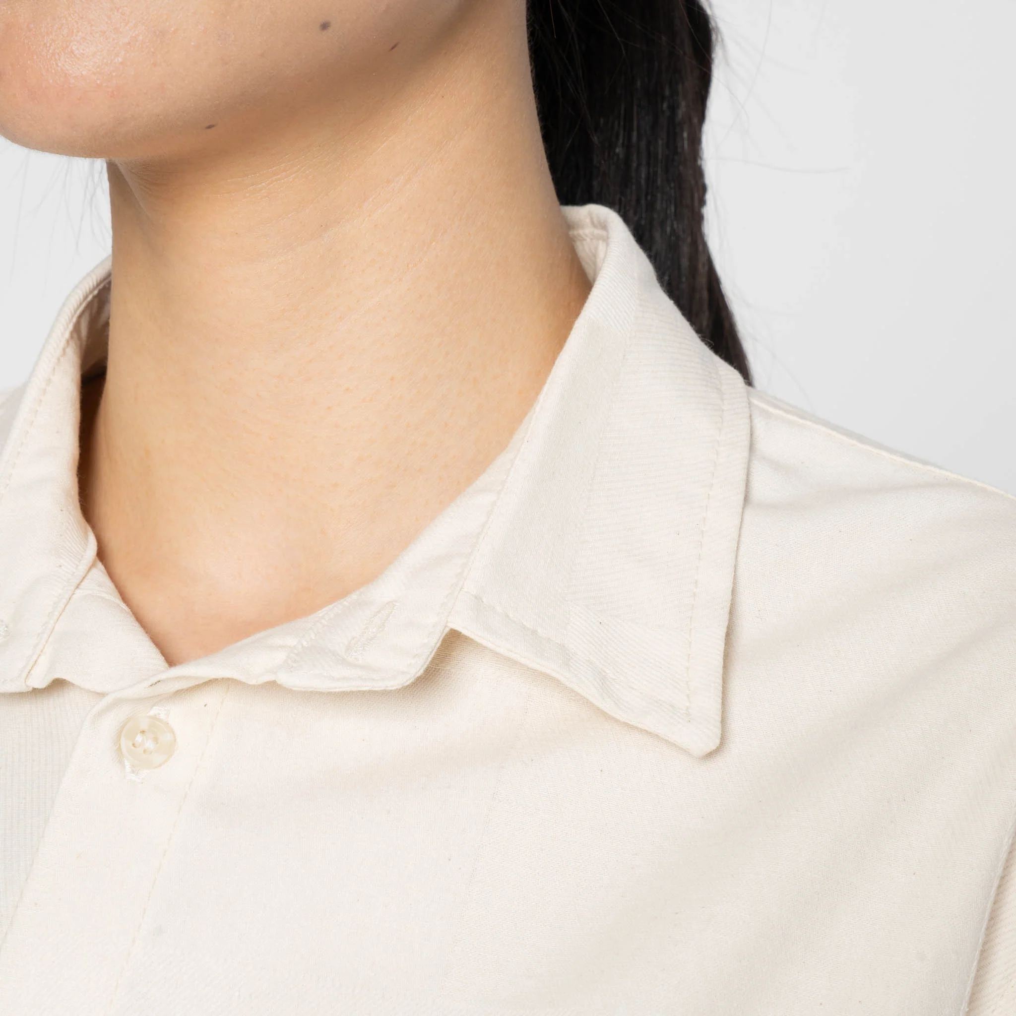 Princeton Shirt - Jacquard Denim - Ecru - Image 6