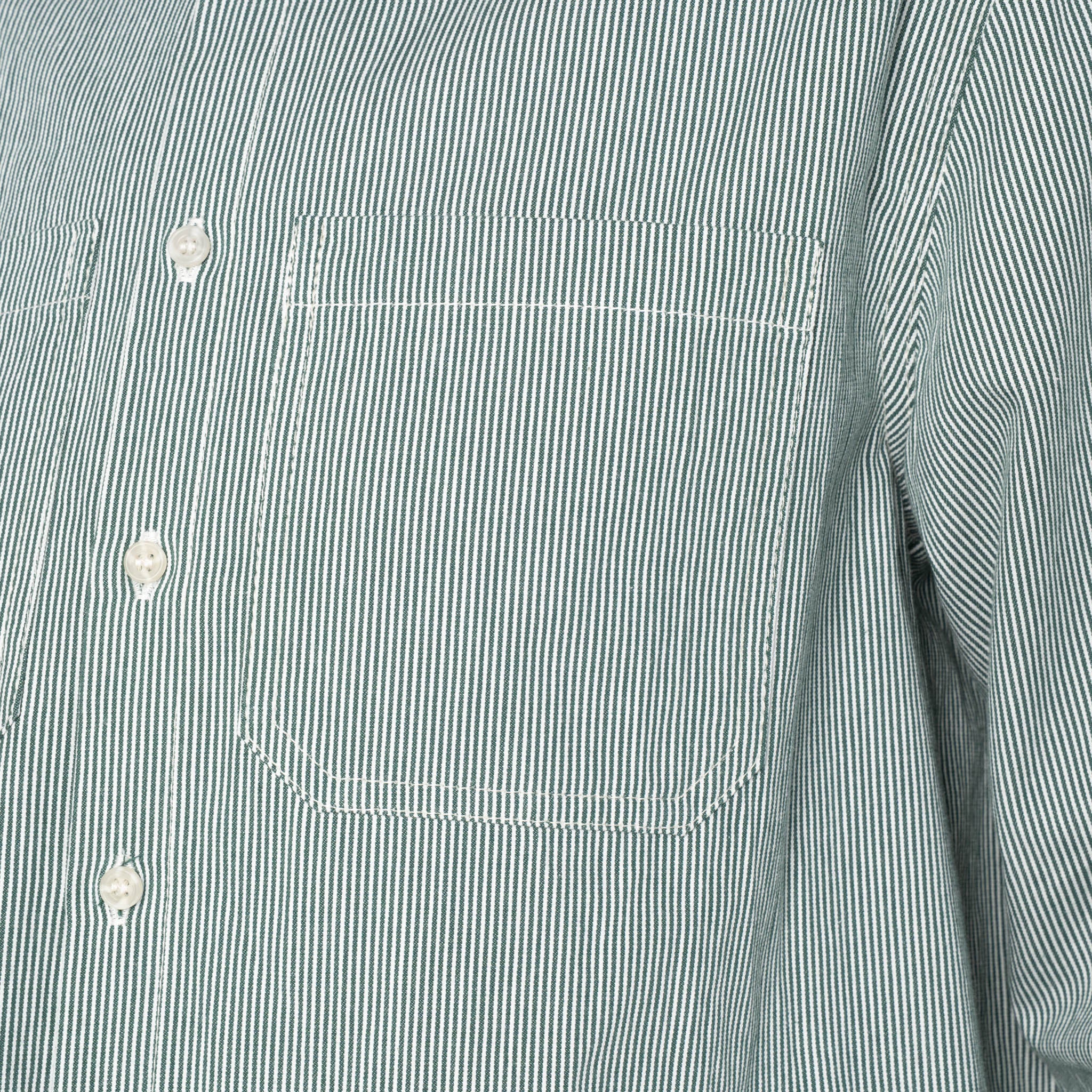 Princeton Shirt - Organic Hickory - Green - Image 5