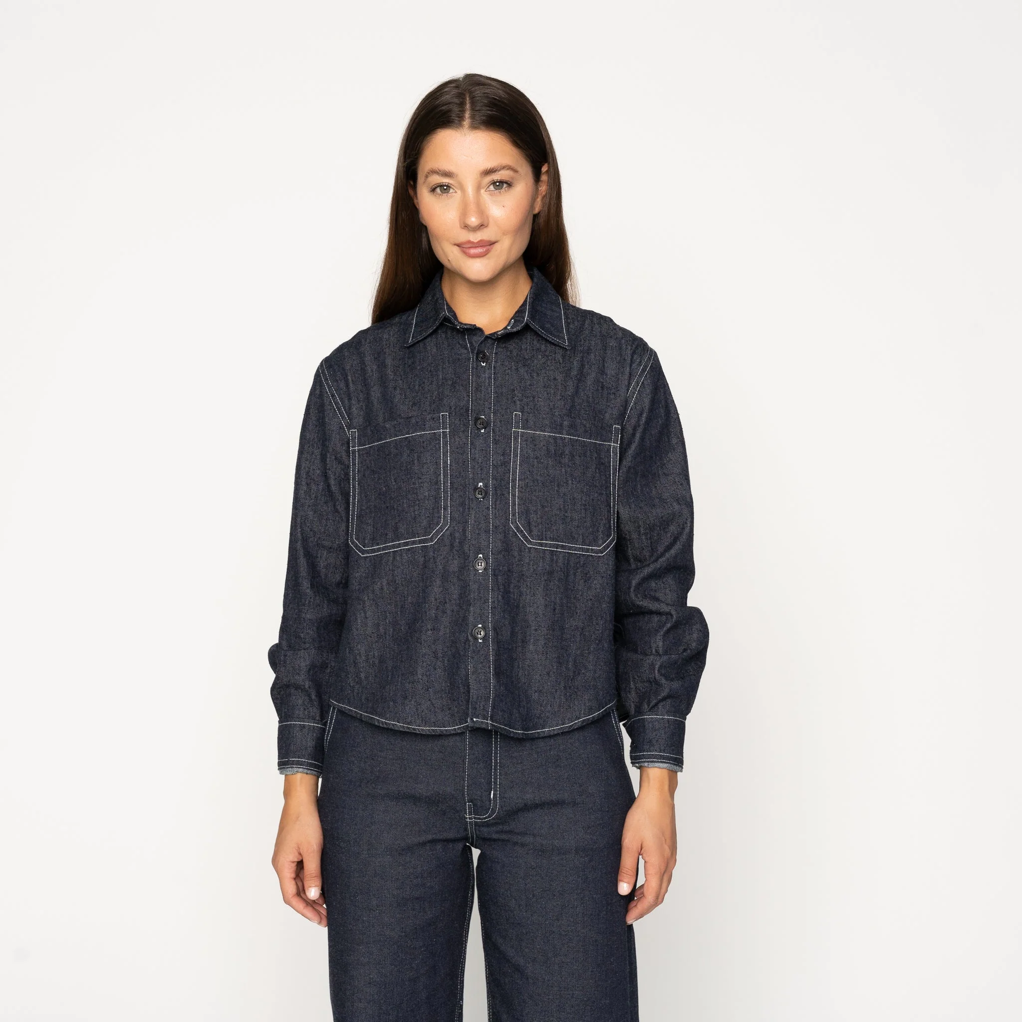 Princeton Shirt - 10oz Rinsed Denim - Image 2