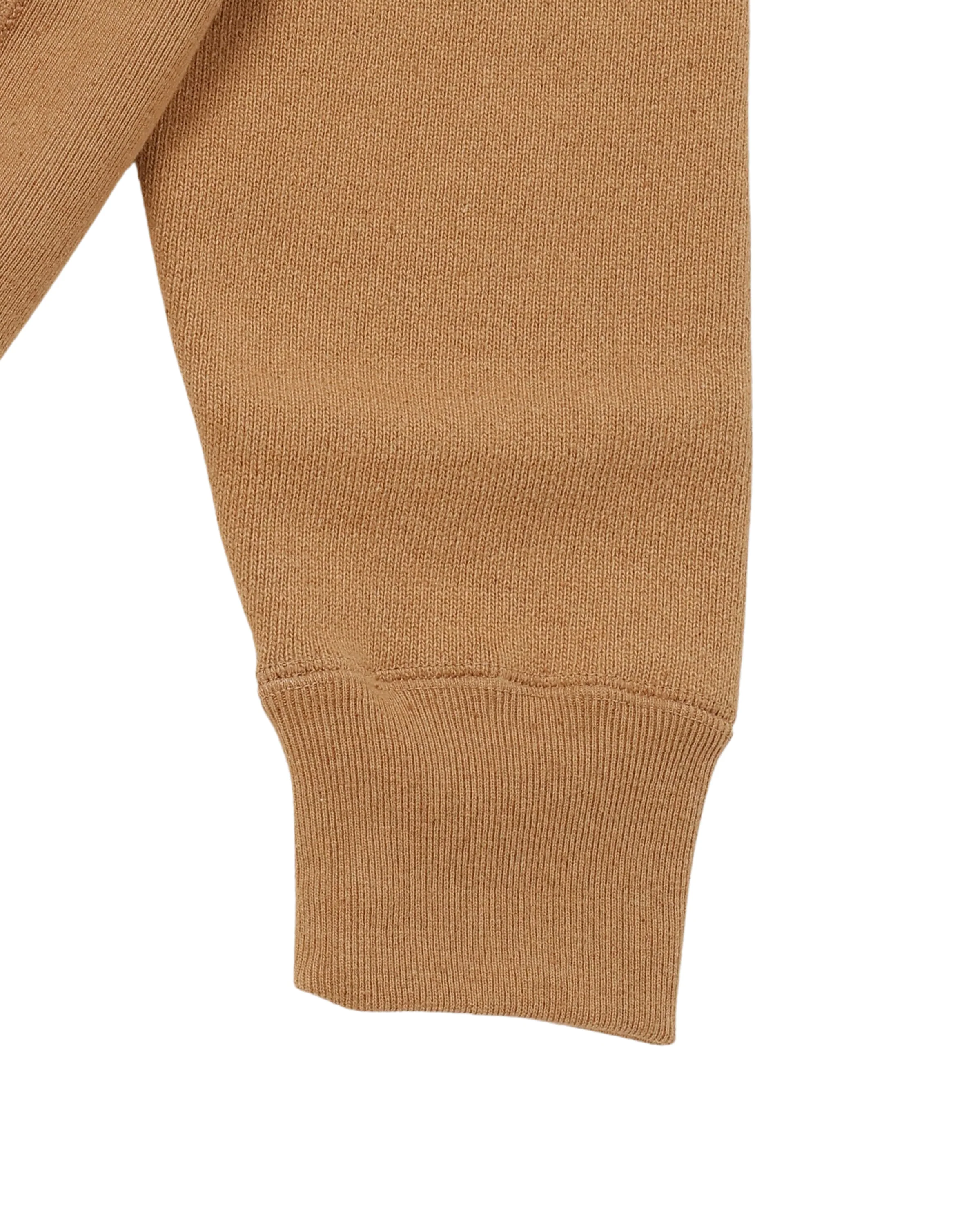 Pullover Crewneck - Foxfibre® Double Heavyweight French Terry - Coyote 80 - Image 4