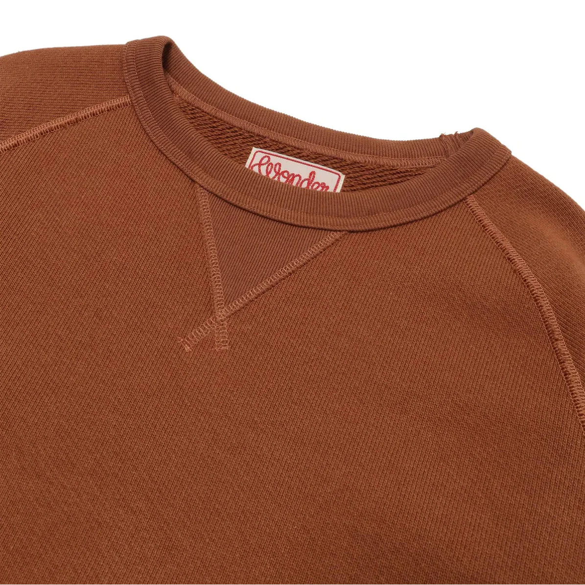 Pullover Crewneck -  Double Heavyweight  - Rust - Image 4