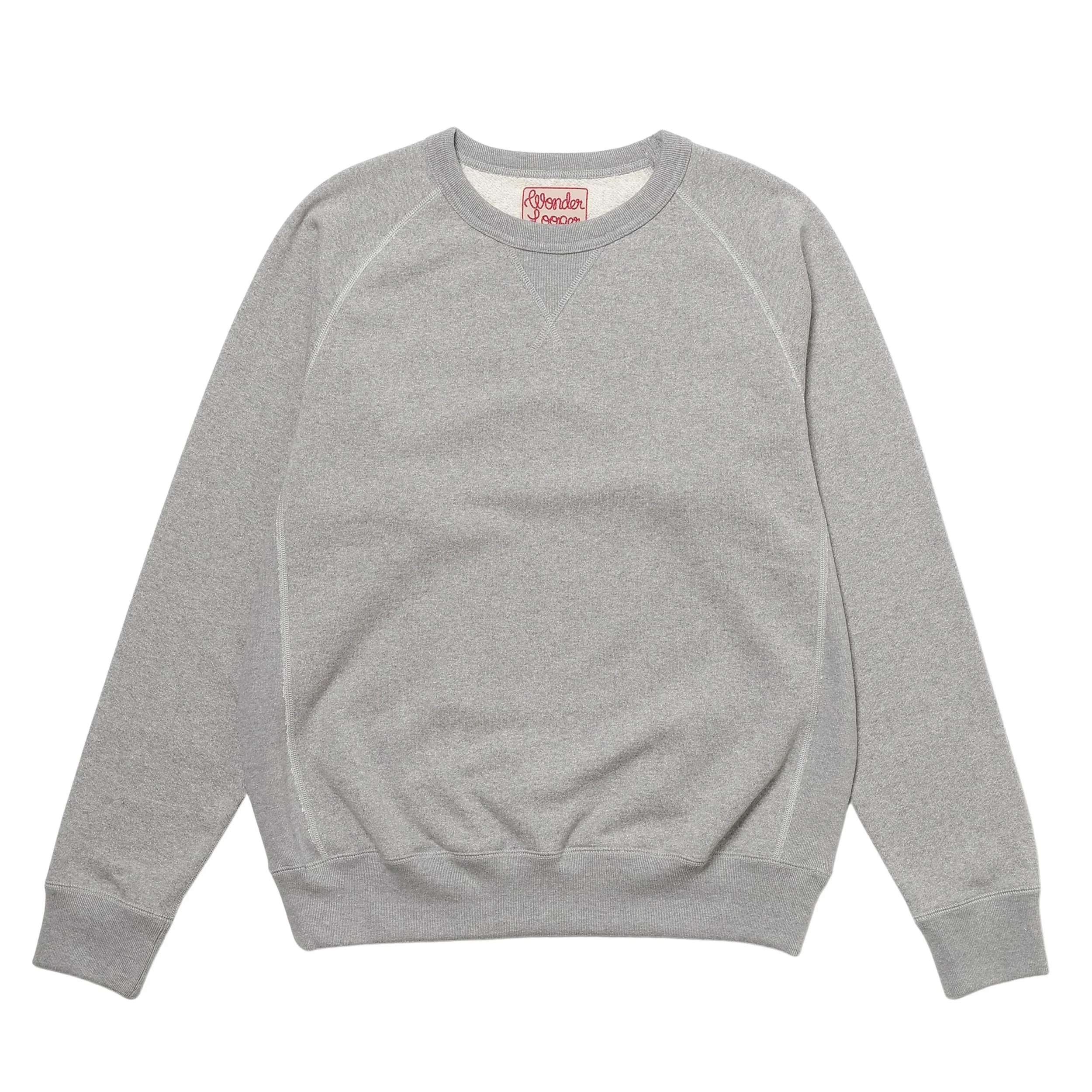 Pullover Crewneck - Super Looper French Terry - Heather Grey