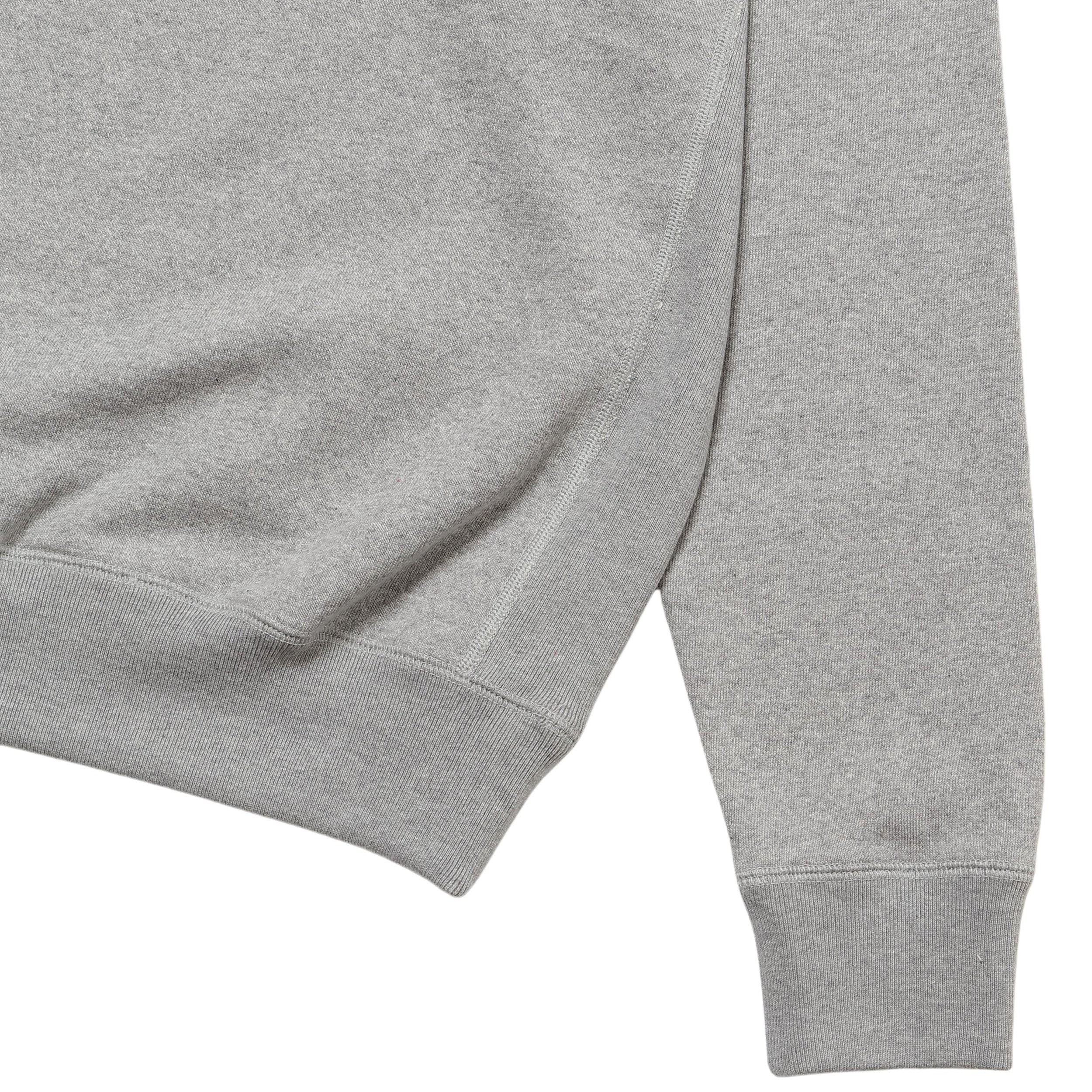 Pullover Crewneck - Super Looper French Terry - Heather Grey - Image 5