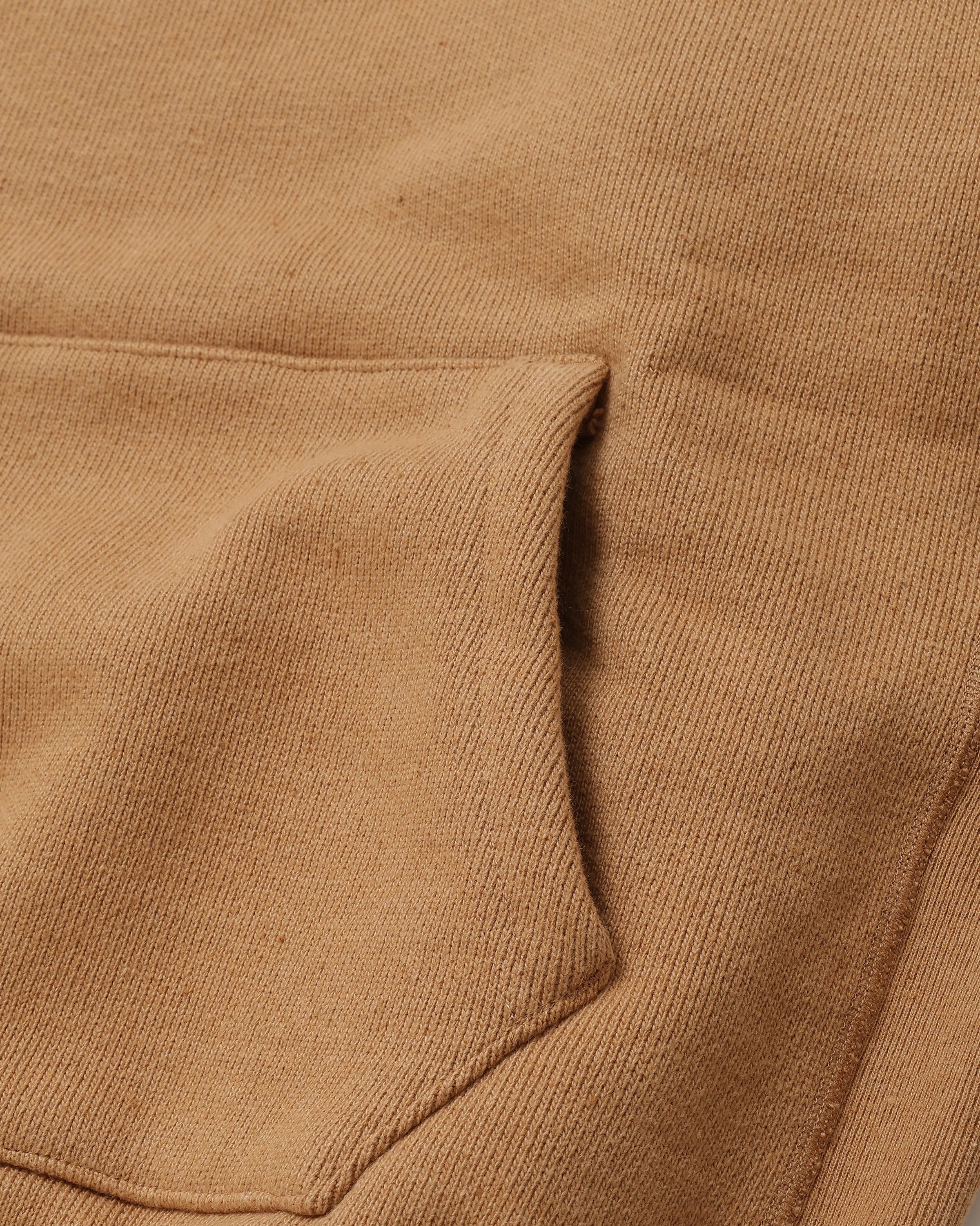 Pullover Hoodie - Foxfibre® Double Heavyweight French Terry - Coyote 80 - Image 5