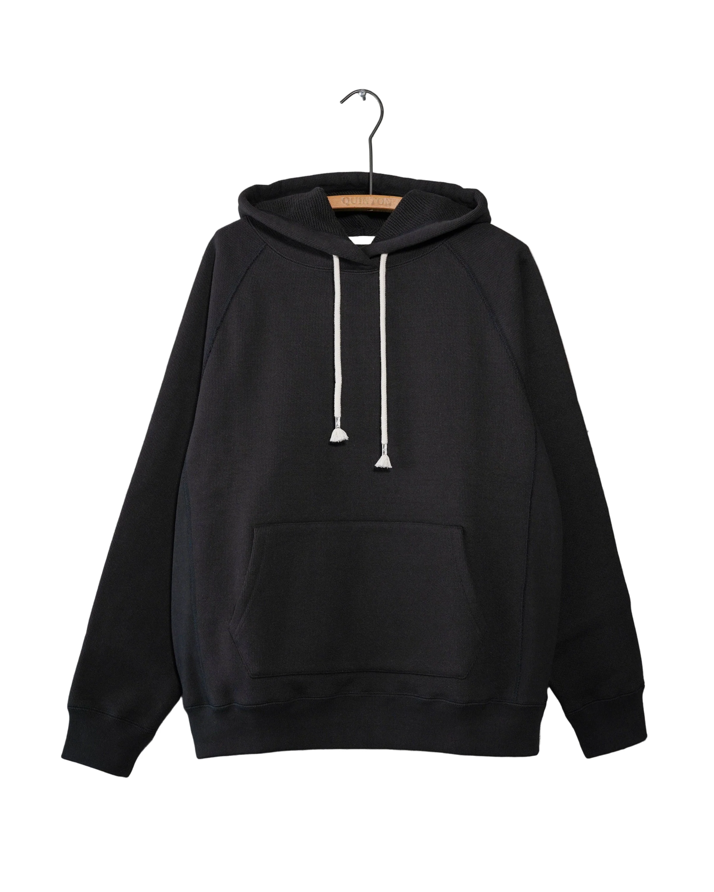 Pullover Hoodie - 876gsm Double Heavyweight French Terry - Sumi Black