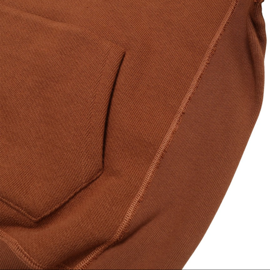 Pullover Hoodie - Double Heavyweight - Rust - Image 3