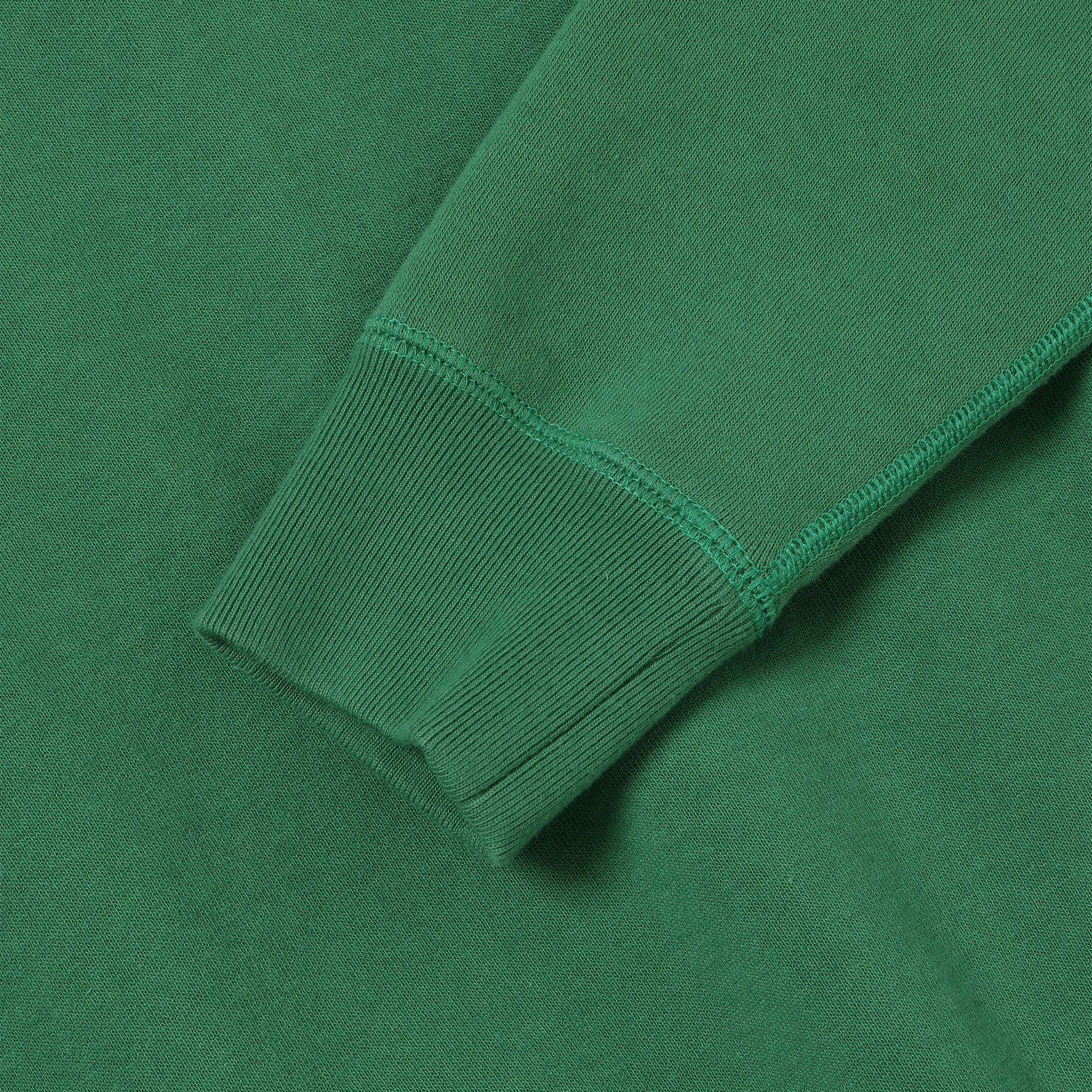Pullover Hoodie - Super Looper French Terry - Green - Image 5