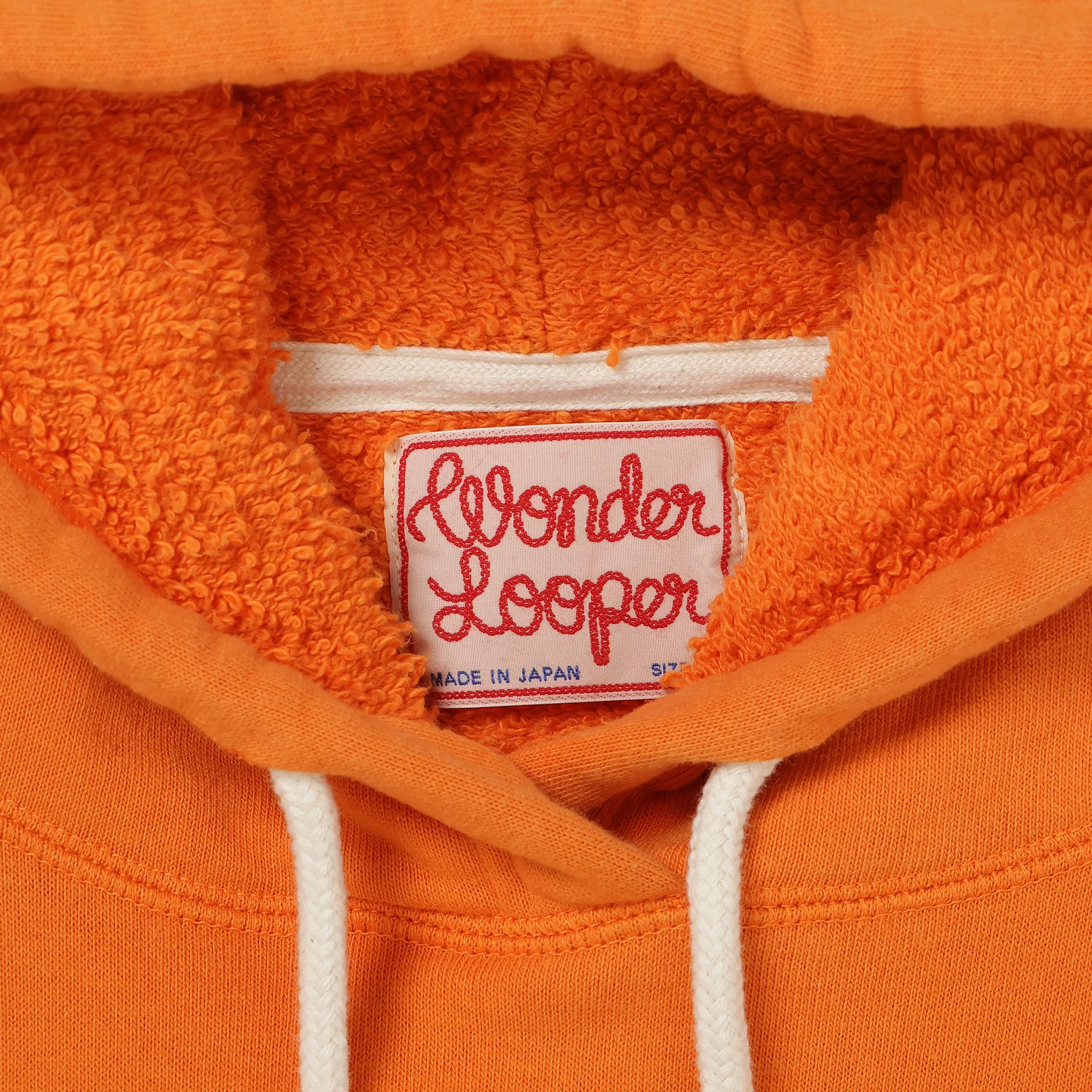 Pullover Hoodie - Super Looper French Terry - Orange - Image 2
