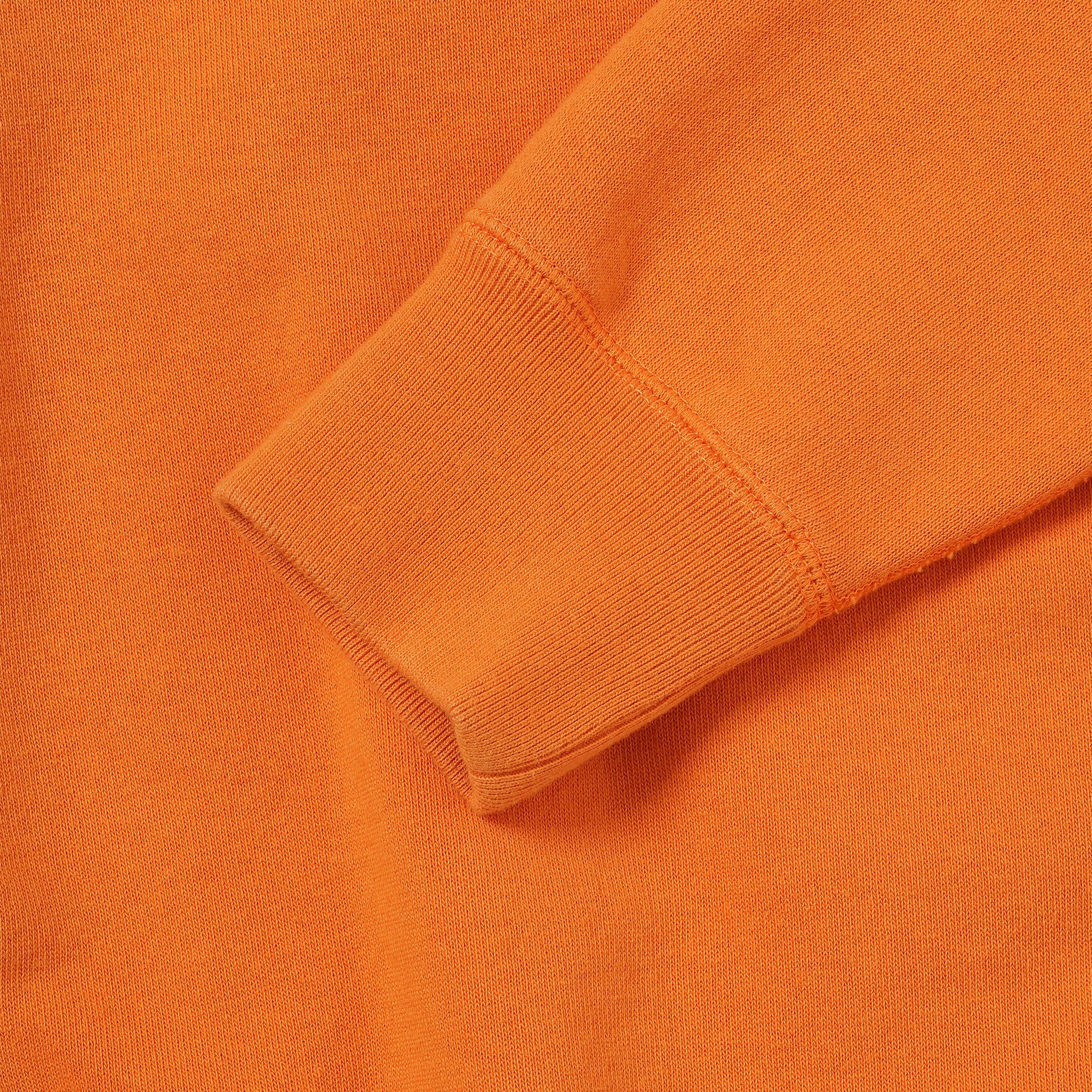 Pullover Hoodie - Super Looper French Terry - Orange - Image 4