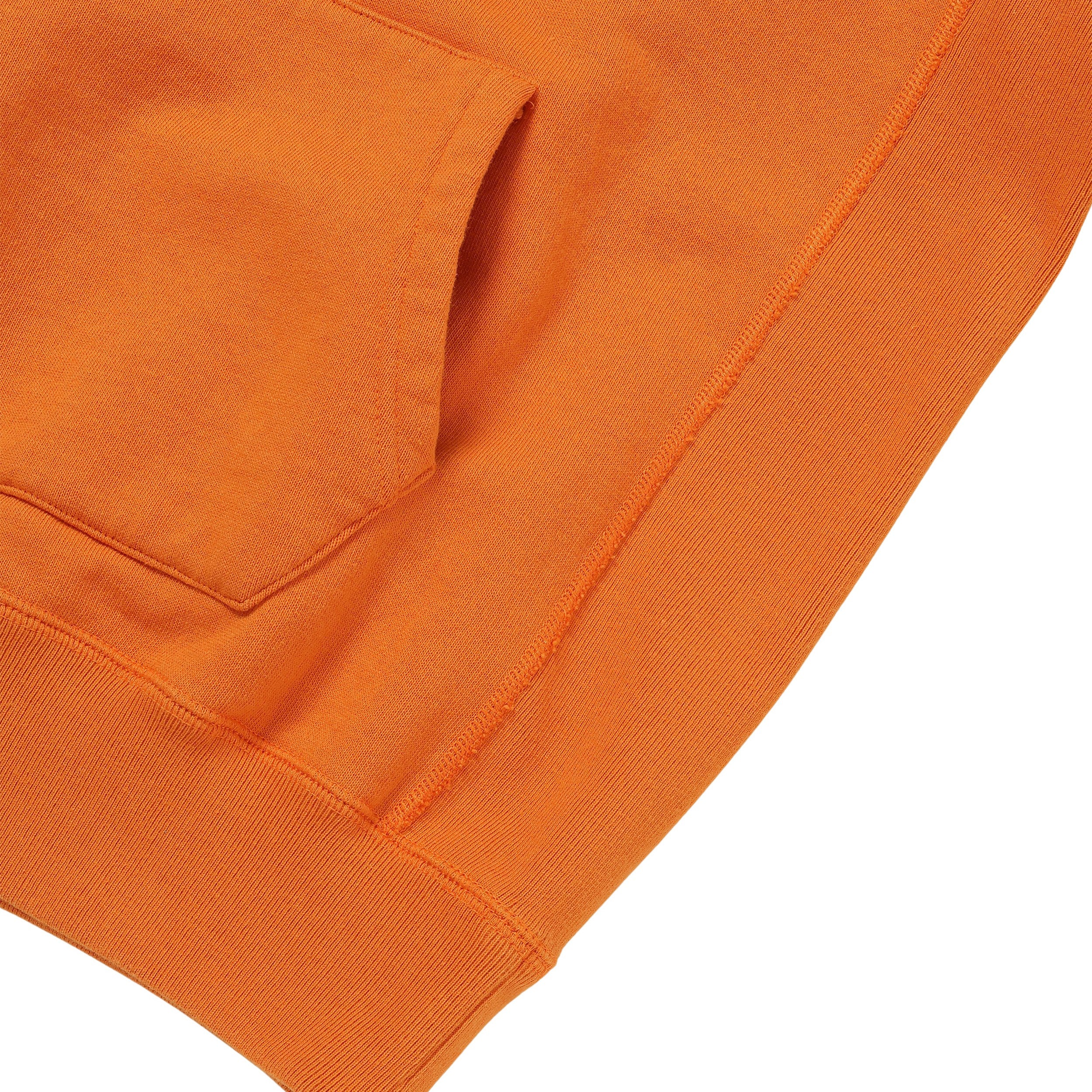 Pullover Hoodie - Super Looper French Terry - Orange - Image 5