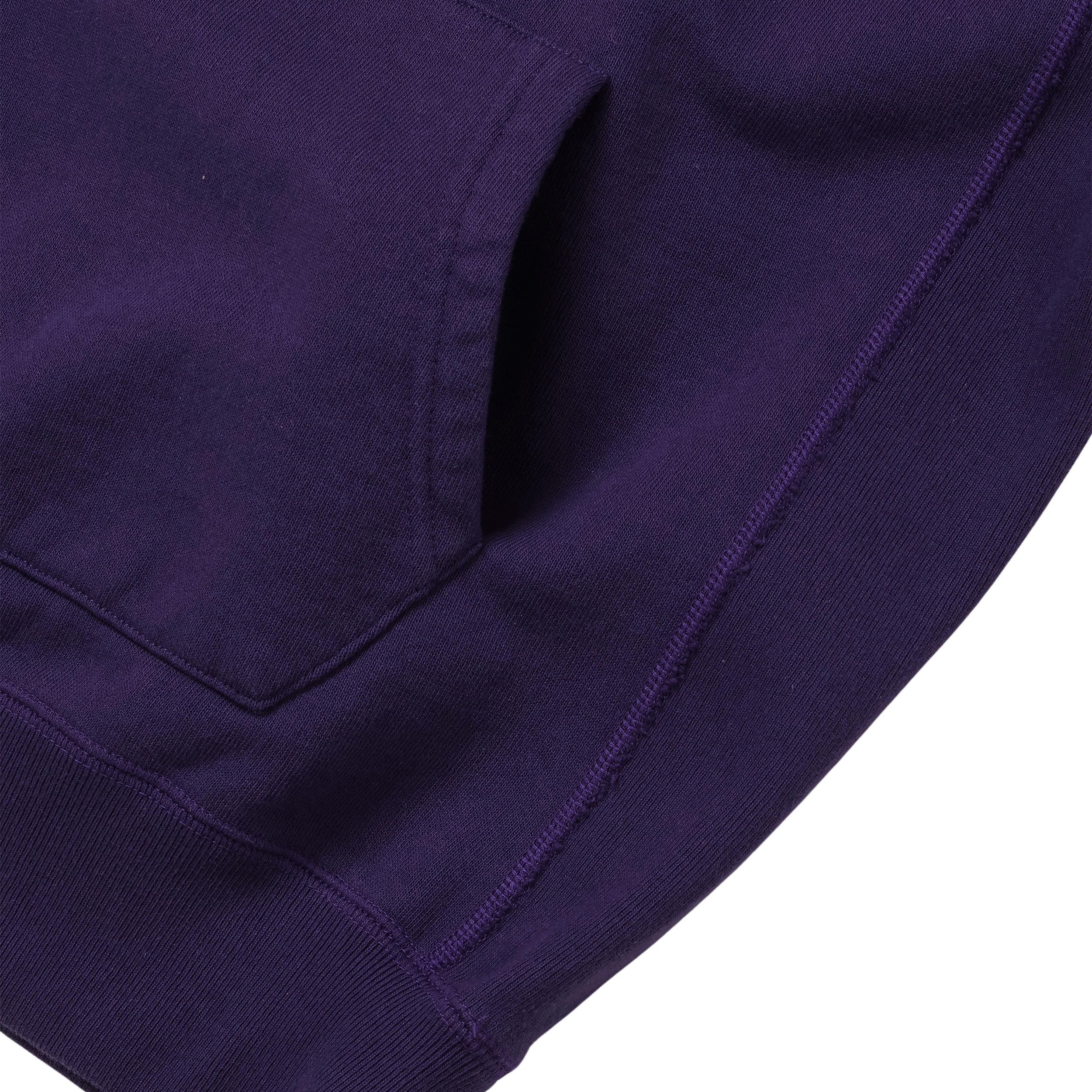 Pullover Hoodie - Super Looper French Terry - Purple - Image 4