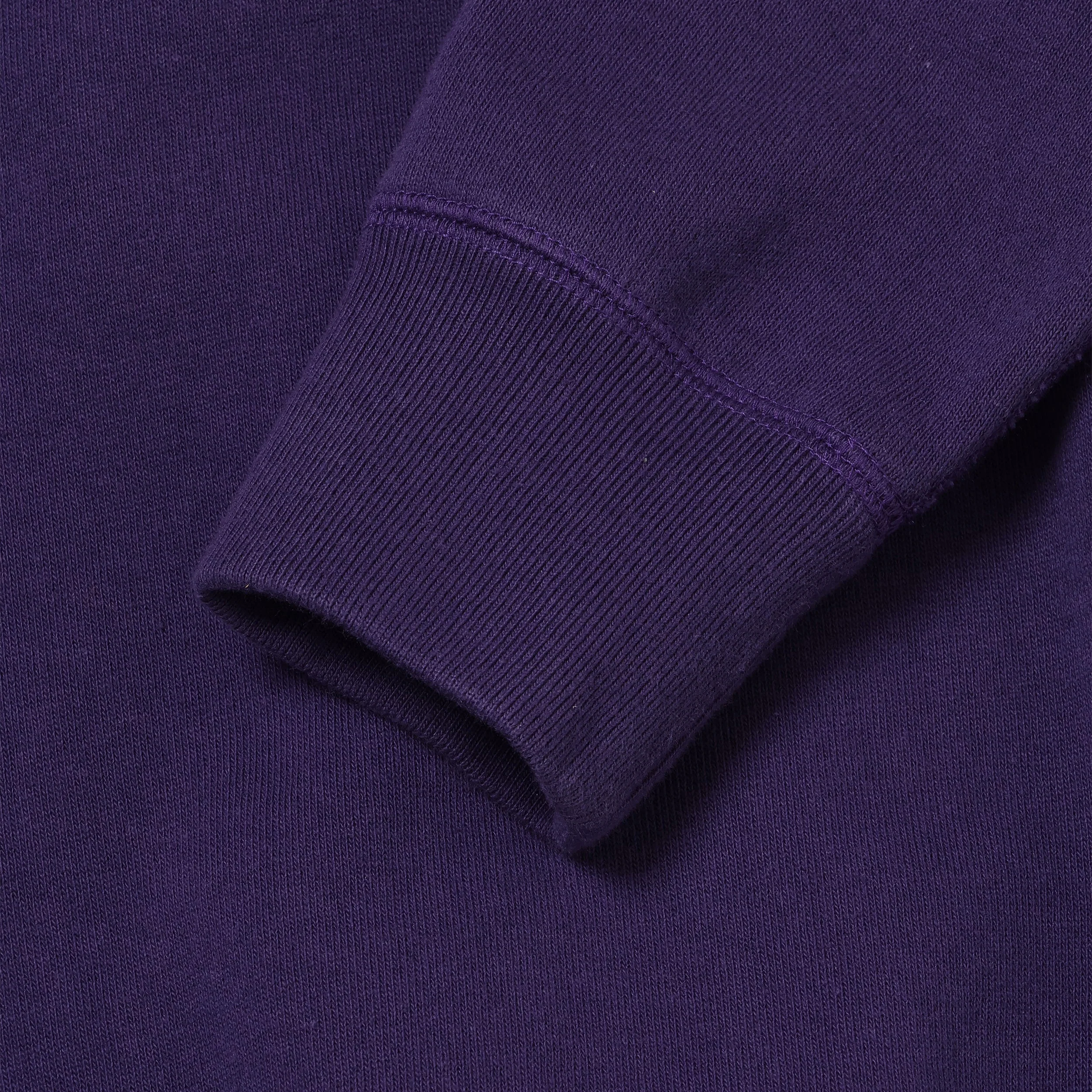 Pullover Hoodie - Super Looper French Terry - Purple - Image 5