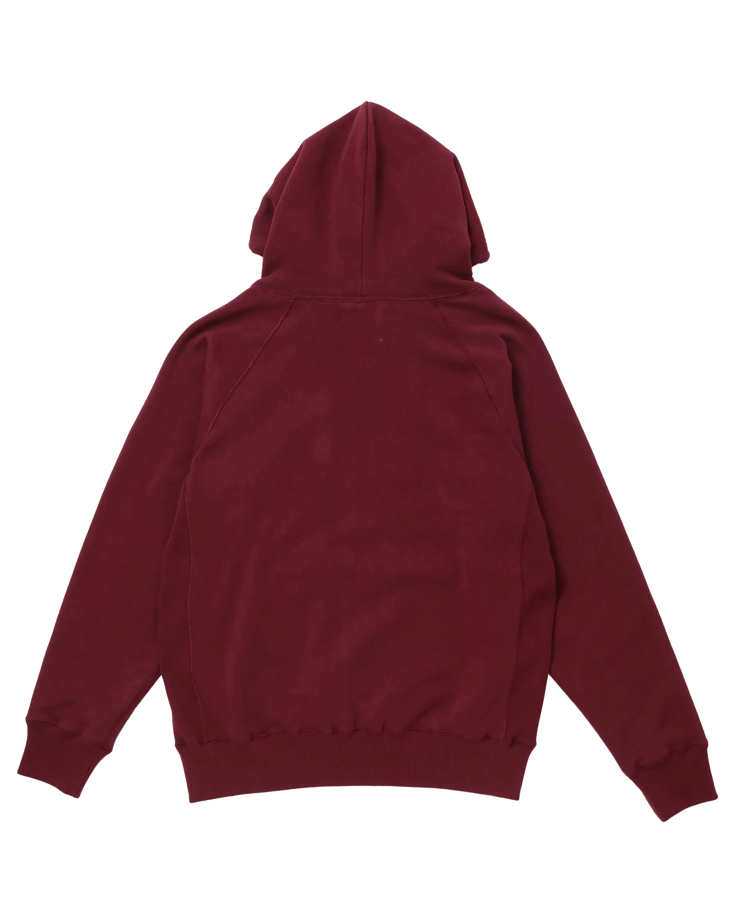 Pullover Hoodie - Super Looper French Terry - Burgundy - Image 2