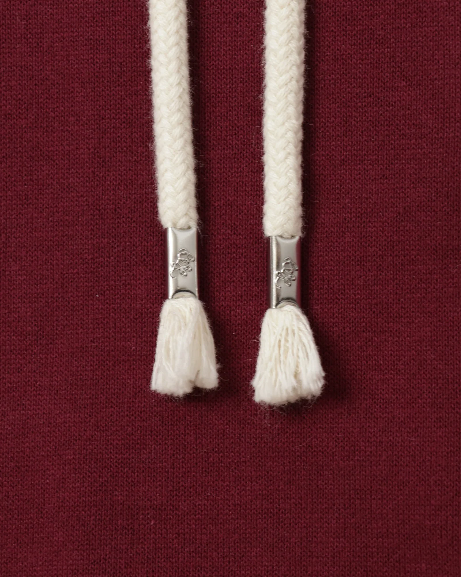 Pullover Hoodie - Super Looper French Terry - Burgundy - Image 6