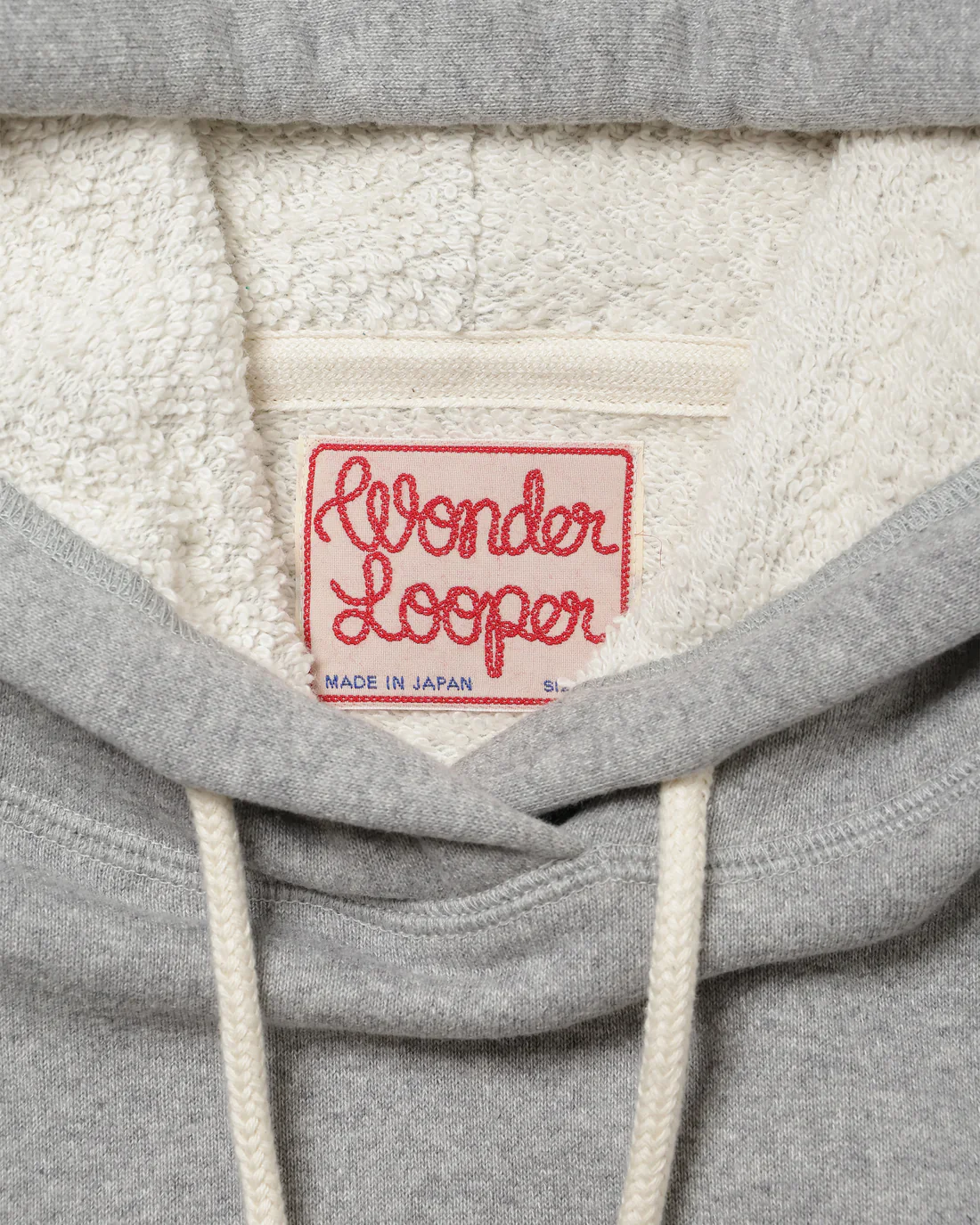 Pullover Hoodie - Super Looper French Terry - Heather Grey - Image 3