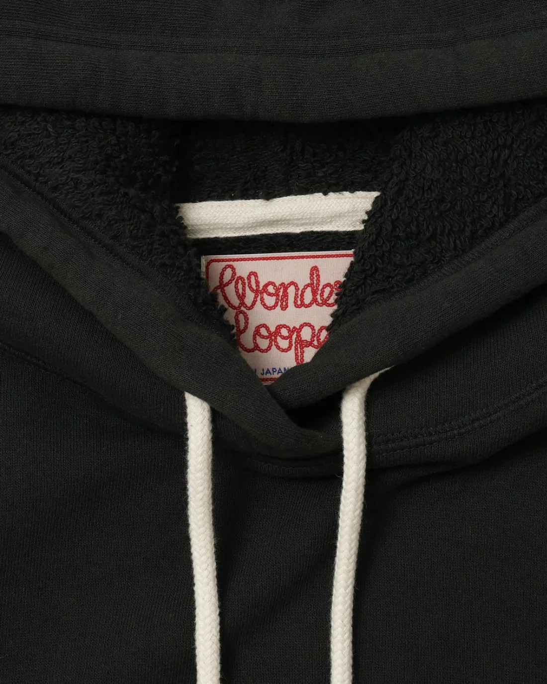 Pullover Hoodie - Super Looper French Terry - Sumi - Image 4