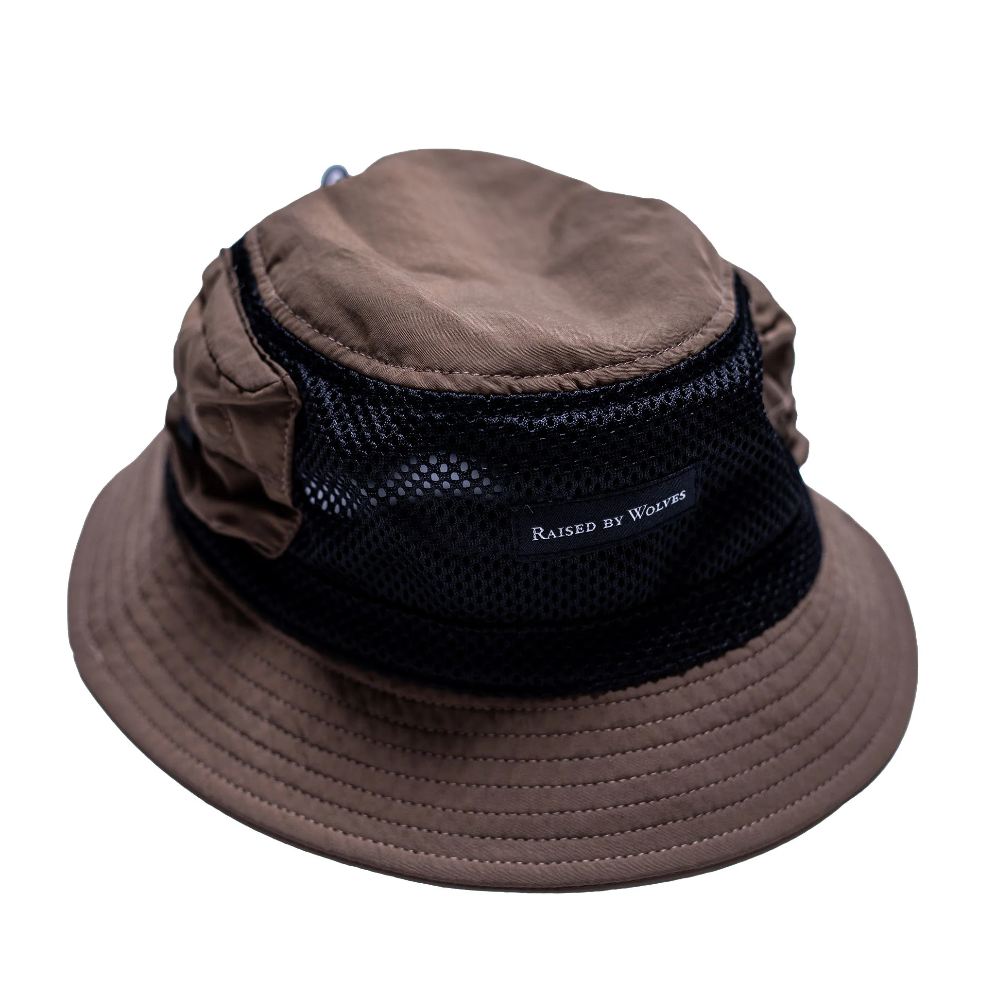 Recycled Nylon Bucket Hat - Olive - Image 2