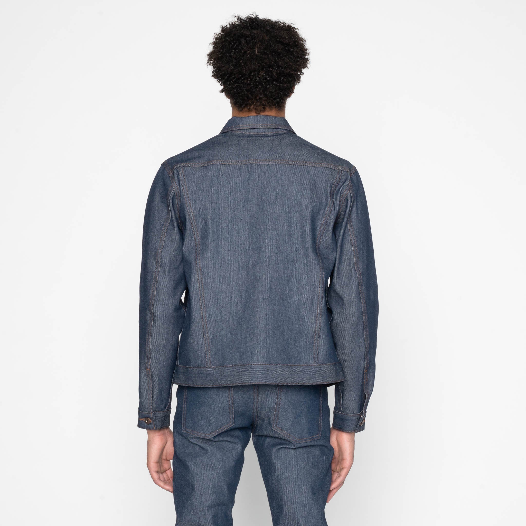 Denim Jacket - Natural   Indigo   Selvedge - Image 4
