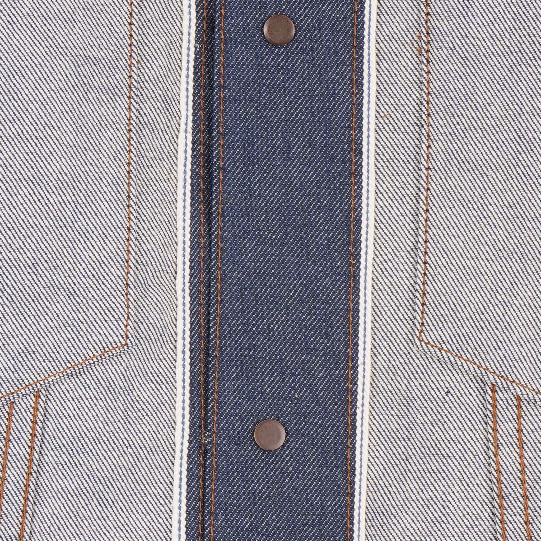 Denim Jacket - Natural   Indigo   Selvedge - Image 7