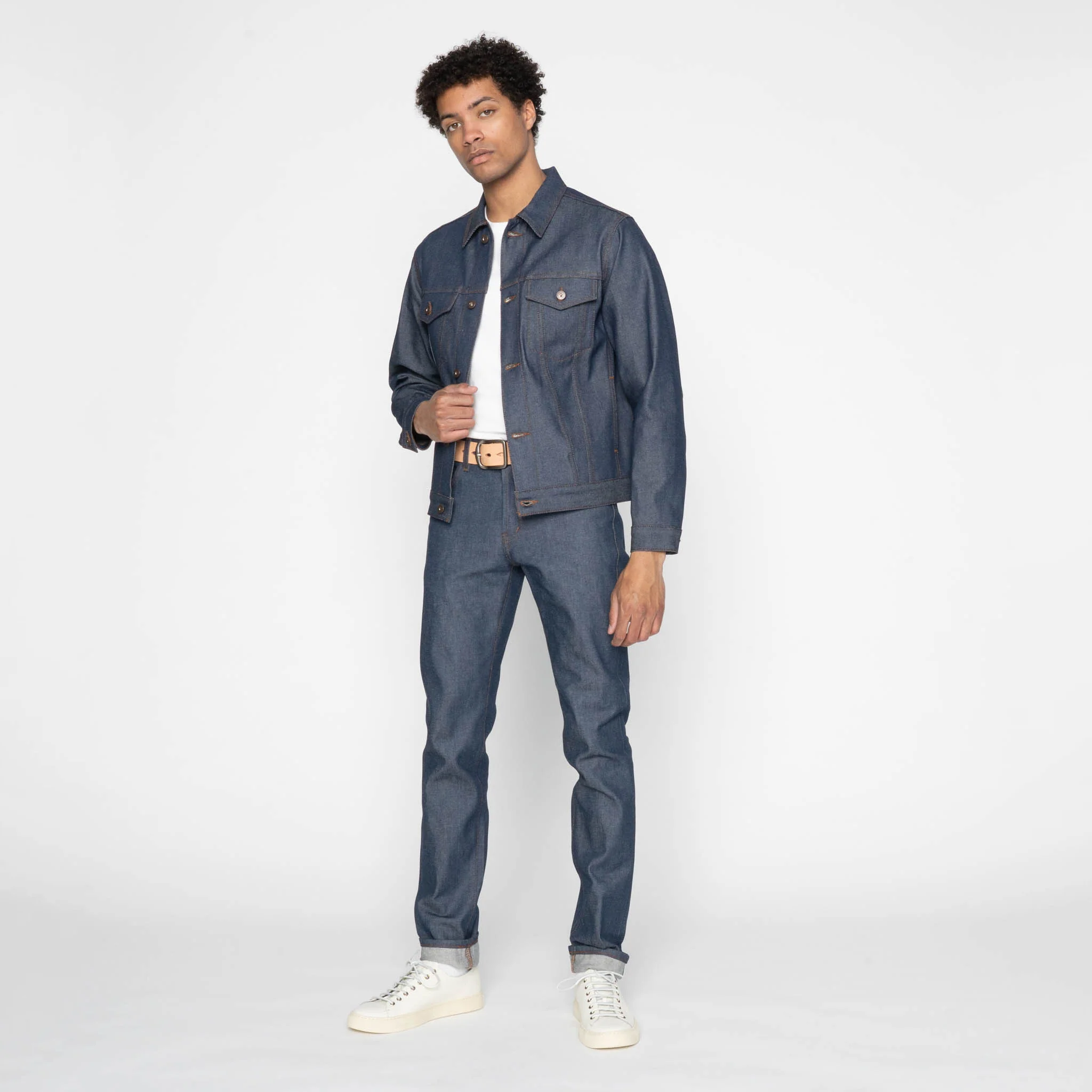 Denim Jacket - Natural   Indigo   Selvedge - Image 8