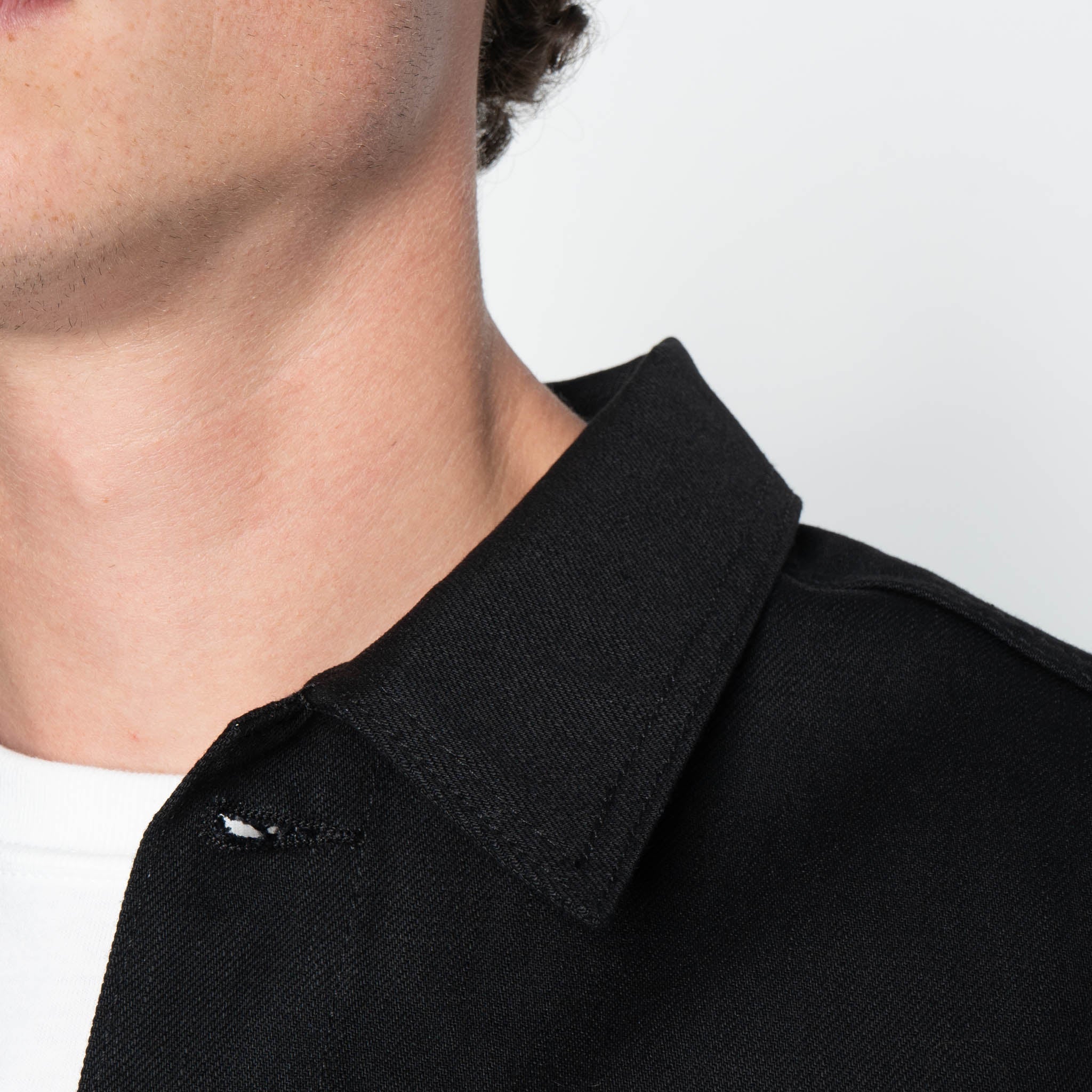 Denim Jacket     -     Solid Black Selvedge - Image 6