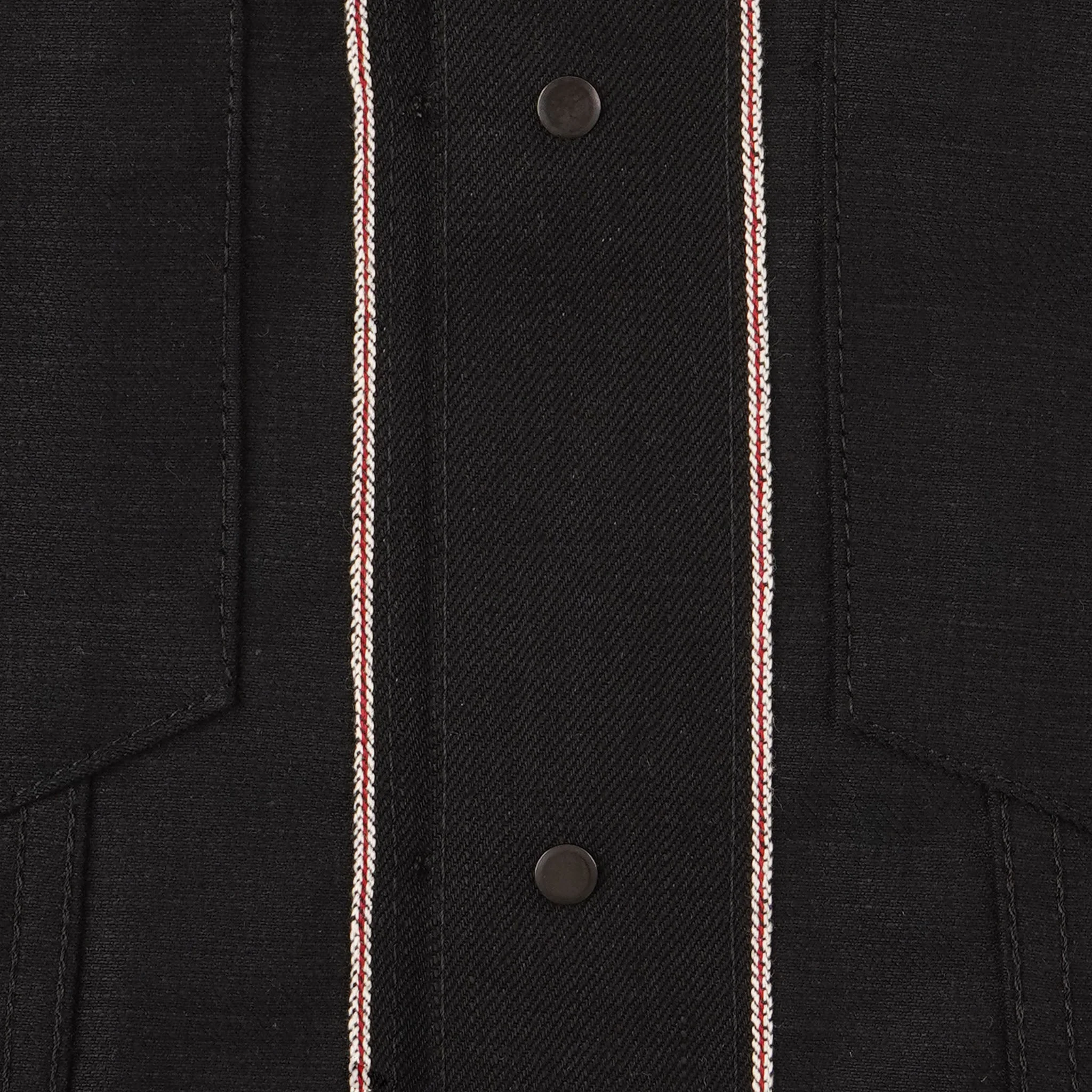 Denim Jacket     -     Solid Black Selvedge - Image 9