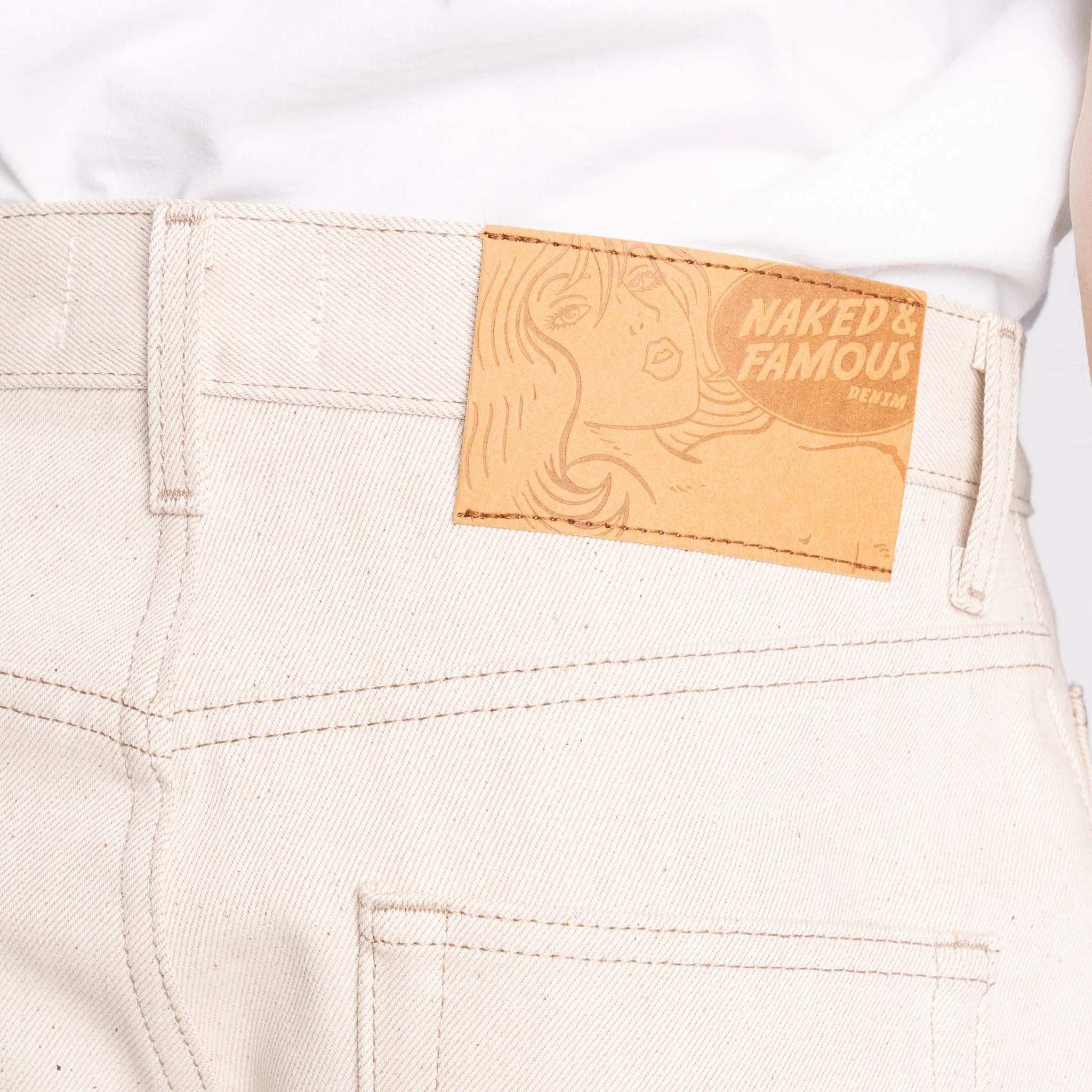 Strong Guy - All Natural Ecru Foxfibre® Selvedge - Image 5